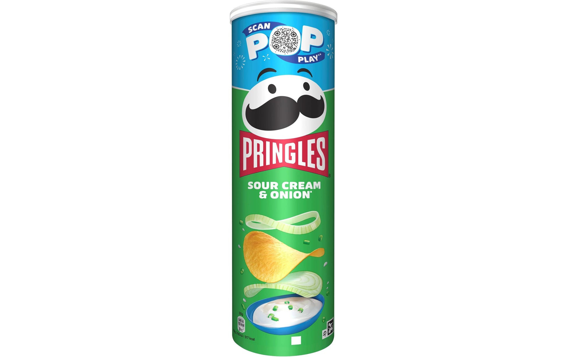 Pringles Chips – Sour Cream & Onion – 185 g