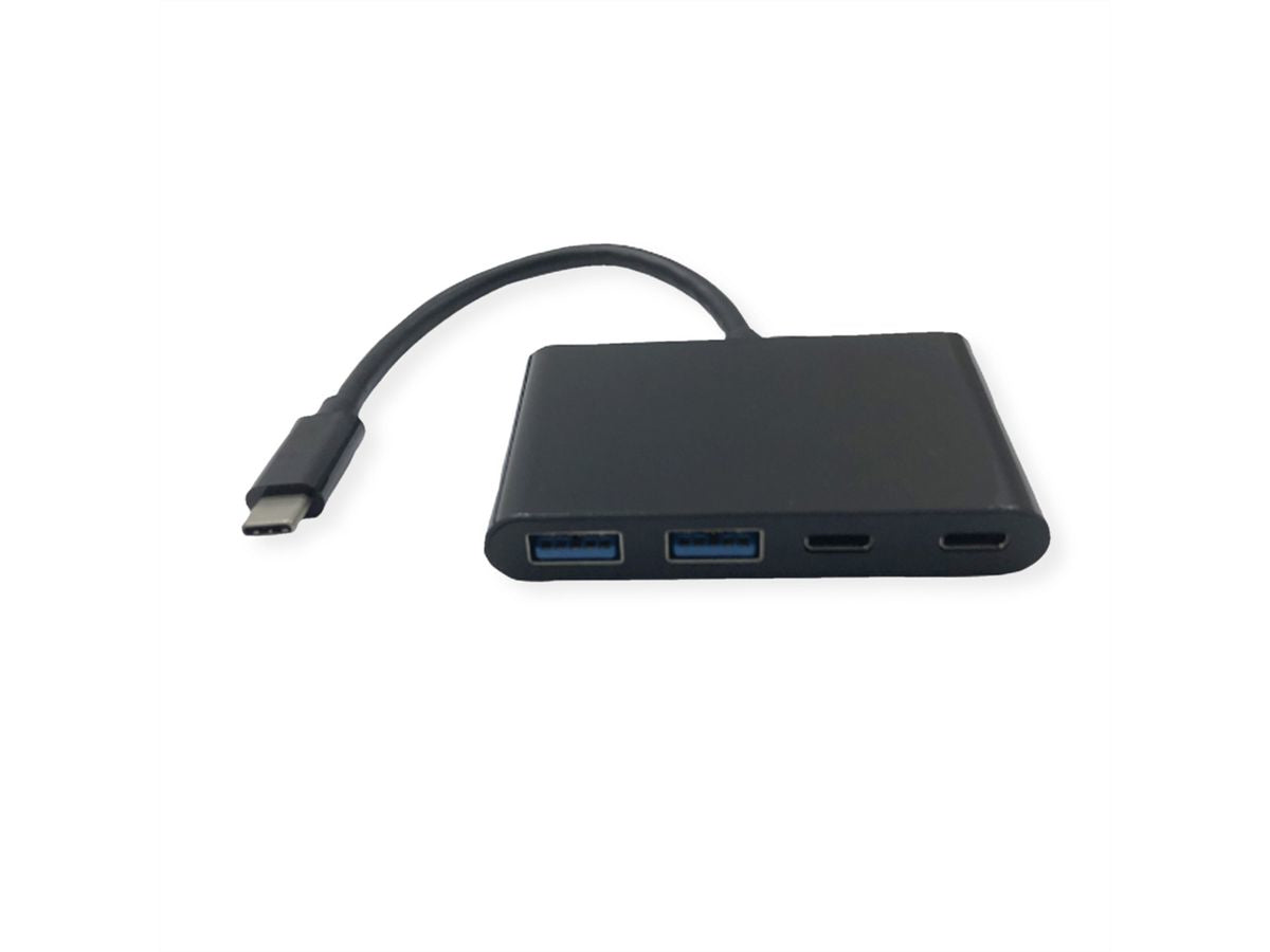 VALUE USB-Hub – USB-C, 2× USB-A, 2× USB-C