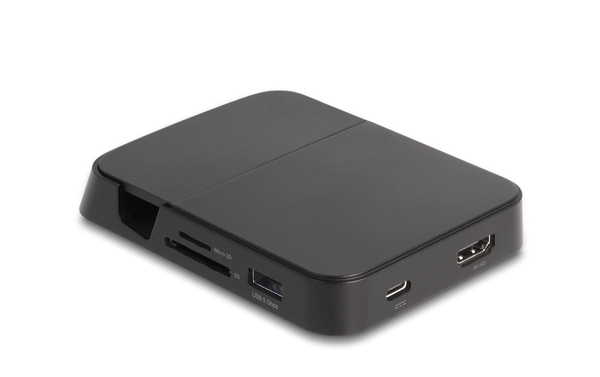 DeLOCK USB-C Dockingstation, 1× HDMI, 2× USB-A, mit Halterung – für Apple (USB-C)