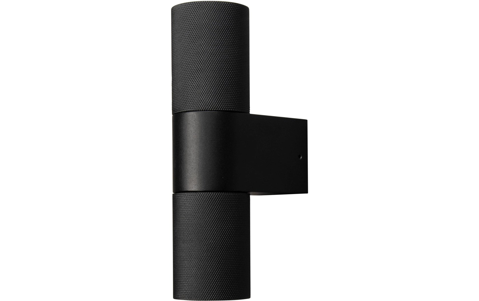 Konstsmide Aussenwandleuchte Temi – 6,5×23,5 cm, 14 W, IP54, Netzbetrieb, dimmbar, Schwarz, Aluminium