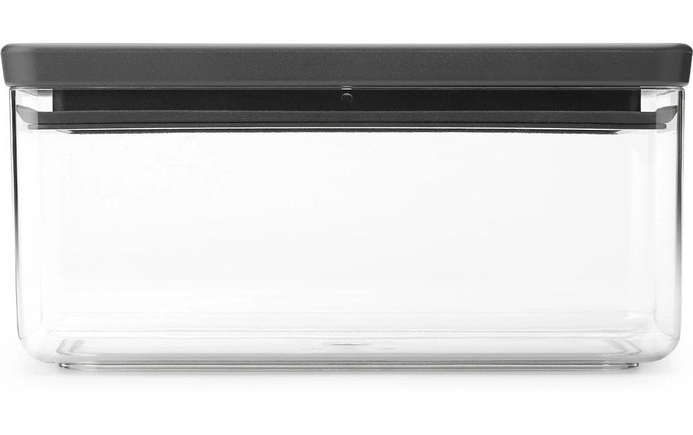 Brabantia Tasty+ – Vorratsdose 1,5 l, 22,1 × 11,1 × 10,6 cm, Kunststoff, Transparent