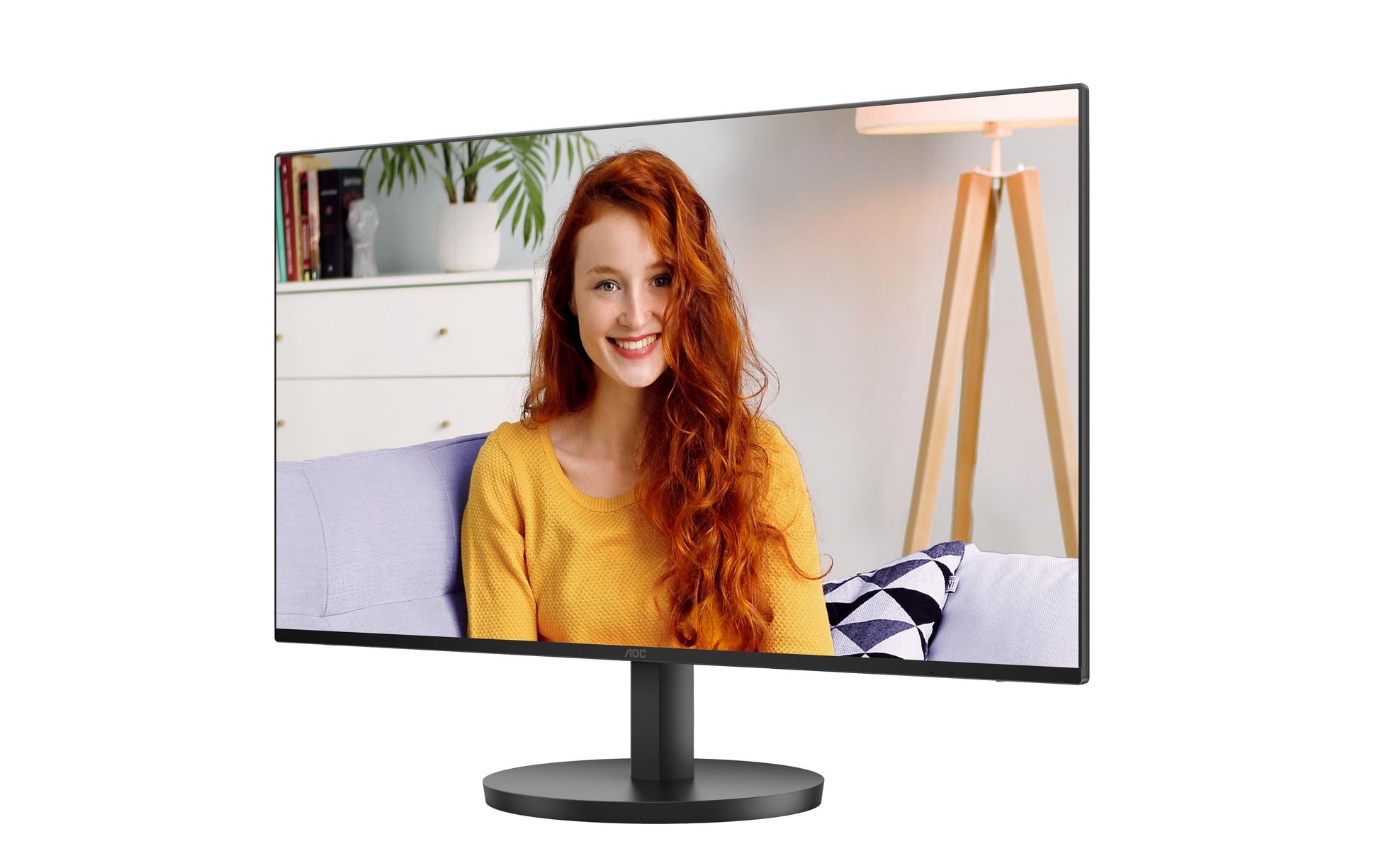 AOC 27B3HA2 – Monitor, 27", 1920 × 1080 (Full HD), IPS, 100 Hz, 250 cd/m², Lautsprecher, VESA 100 × 100, Schwarz