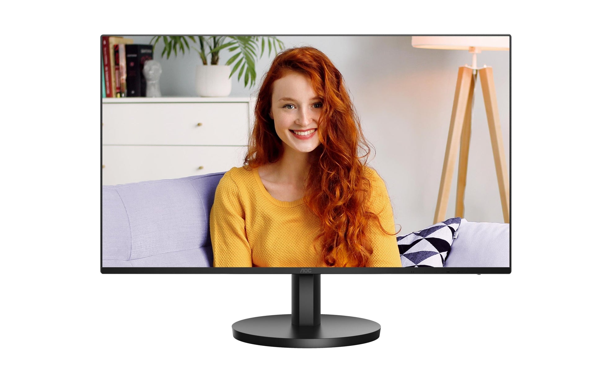 AOC 27B3HA2 – Monitor, 27", 1920 × 1080 (Full HD), IPS, 100 Hz, 250 cd/m², Lautsprecher, VESA 100 × 100, Schwarz