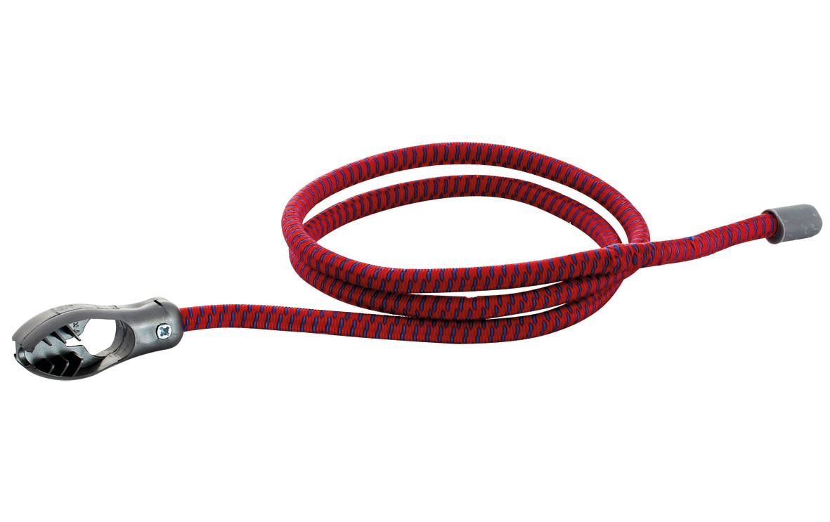 Eurotrail Kordel Gummi, dunkelrot Ø 8 mm × 1 m, 2 Stk., für Auto