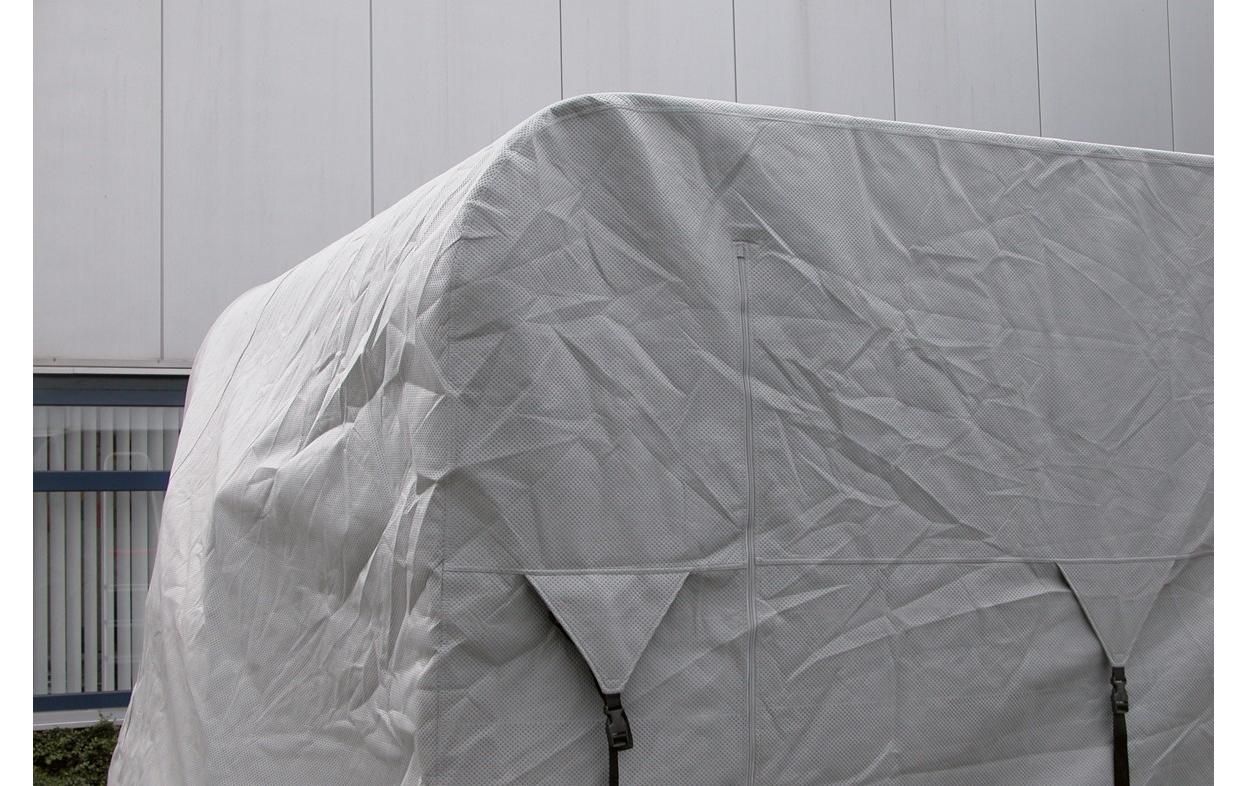 Eurotrail Schutzhülle Volle Deckung – für Caravan – 250 × 450 × 220 cm – 1 Stk., Polyester, grau