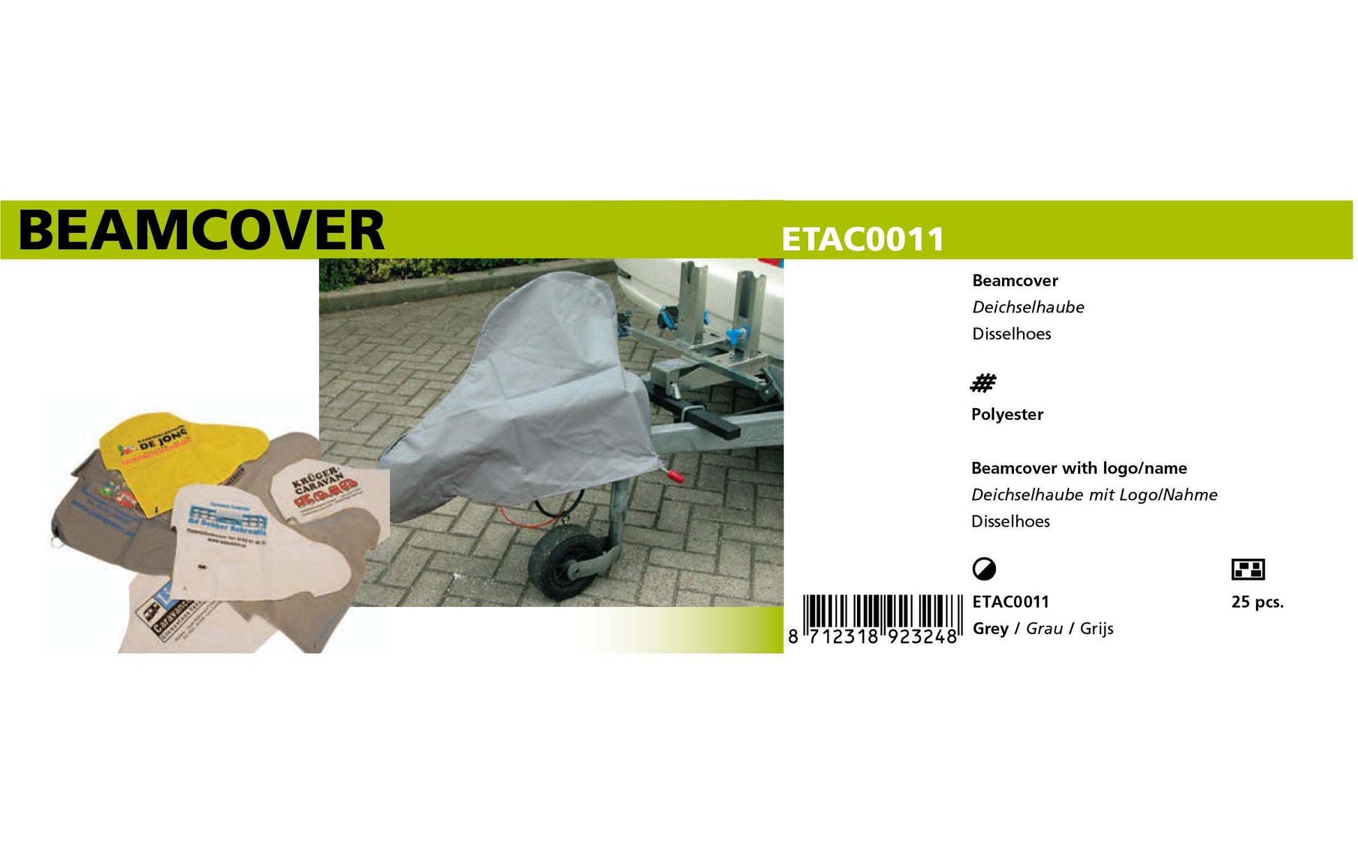 Eurotrail Deichselhülle – für Caravan – 300 × 200 cm – Polyester/PVC – 1 Stk.