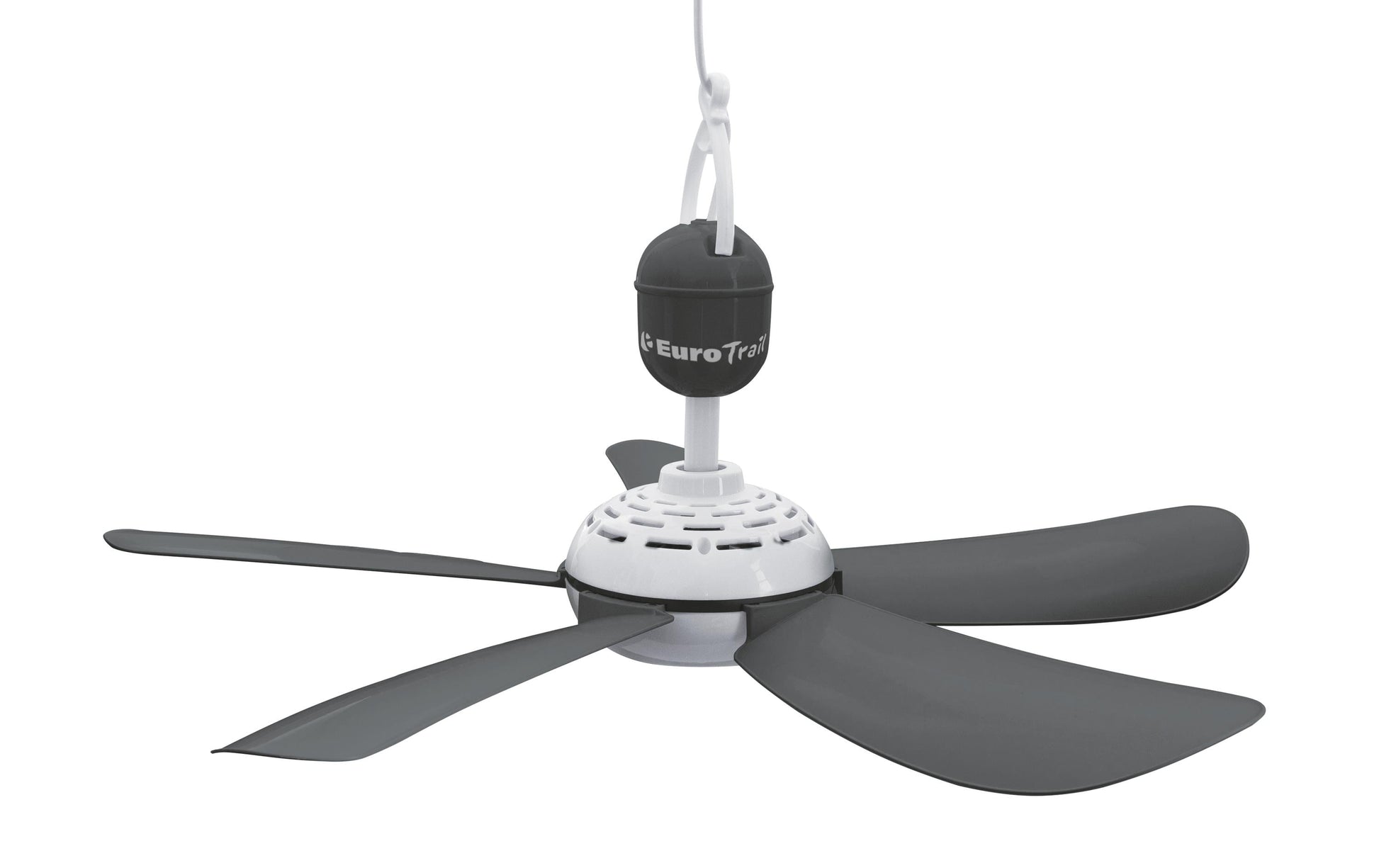 Eurotrail Deckenventilator ETLT1411 – 60 cm, 10 W, ABS/PP, Schwarz