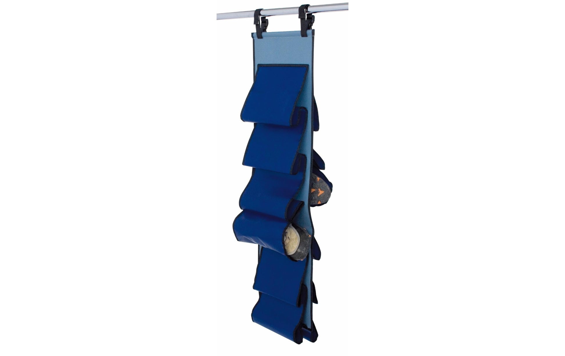 Eurotrail Ablageschale – Polyester – Blau – 12 Fächer – 300 × 1'000 mm