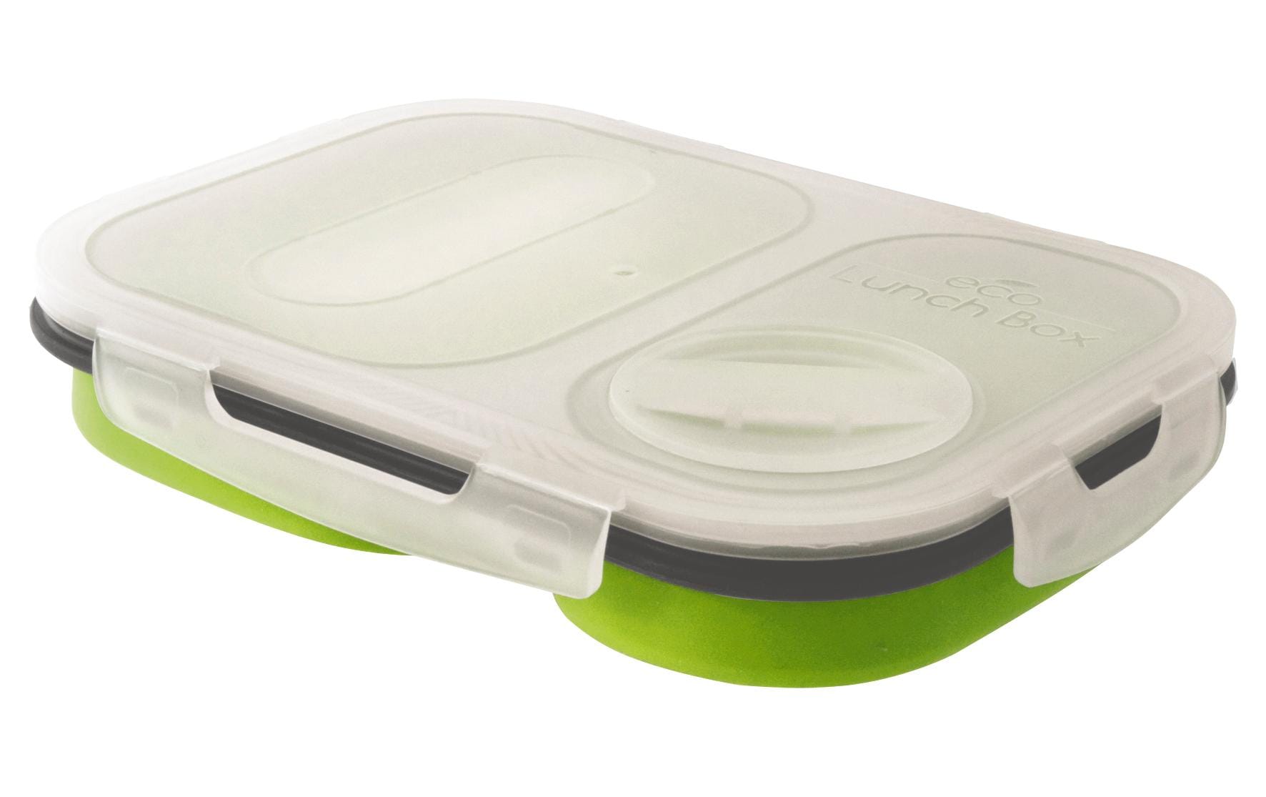 Eurotrail Lunchbox 2 l, 21 × 15 × 7 cm, Silikon, Grün