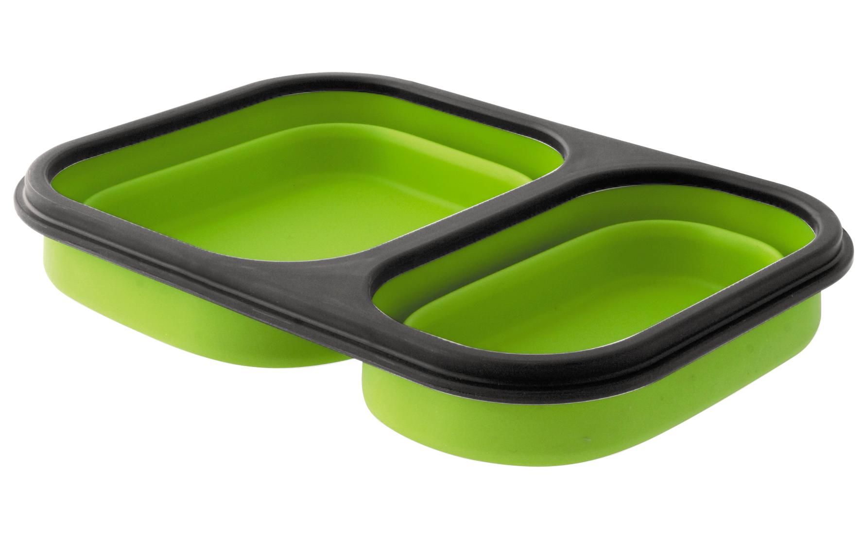Eurotrail Lunchbox 2 l, 21 × 15 × 7 cm, Silikon, Grün