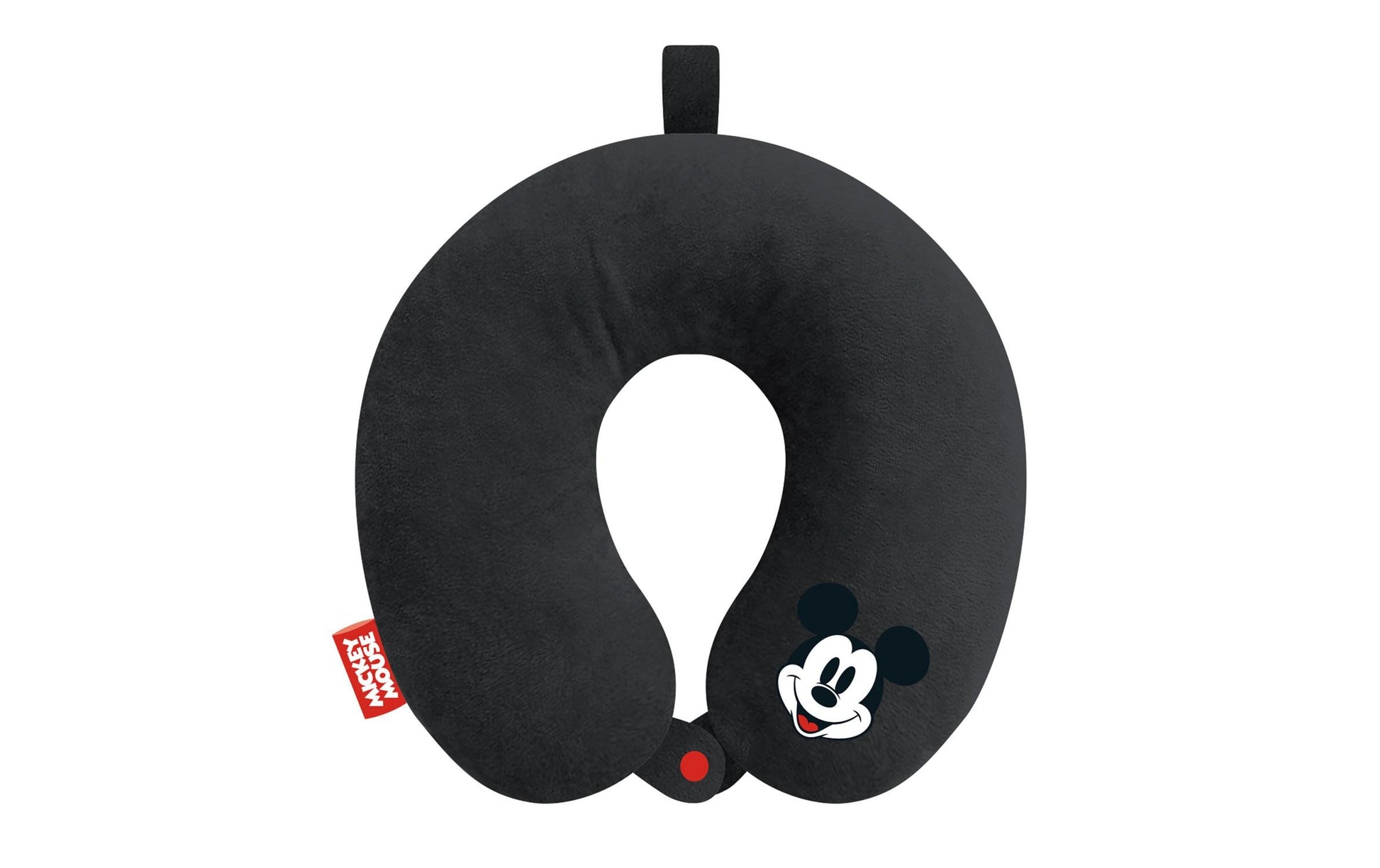 Arditex Reisekissen – 300 × 300 × 60 mm – für Kinder – Schwarz – Polyester – Mickey
