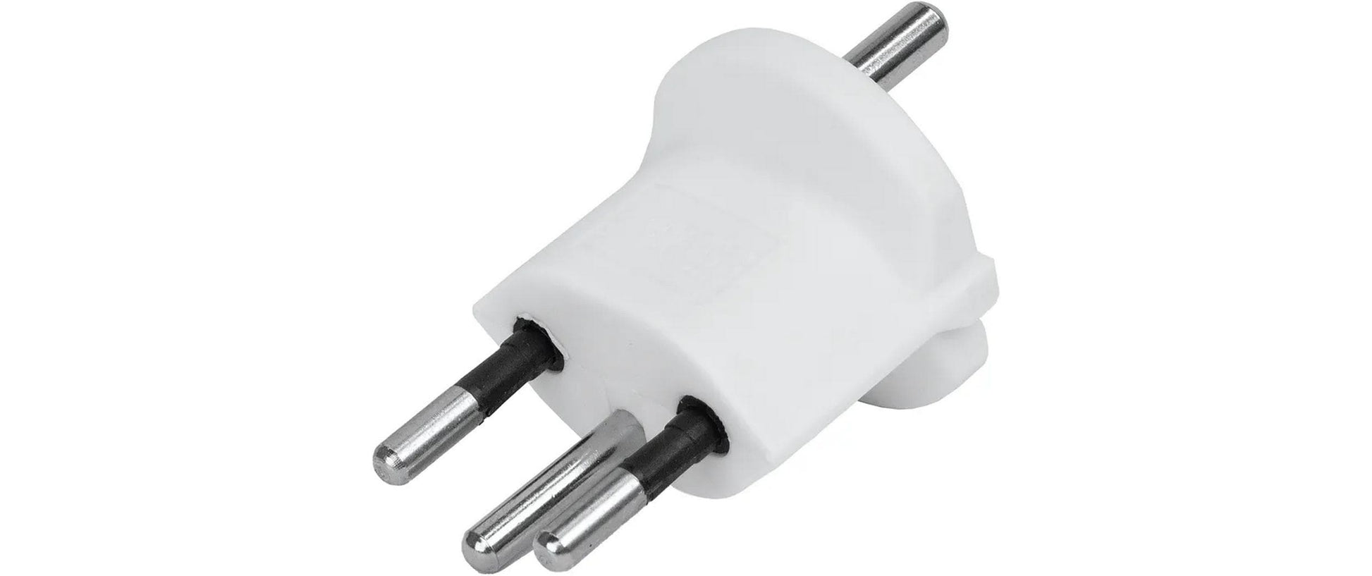 Steffen Adapterkabel, T12–Schuko (Typ E/F), 3-polig (geerdet), 10 A 250 V – Weiss