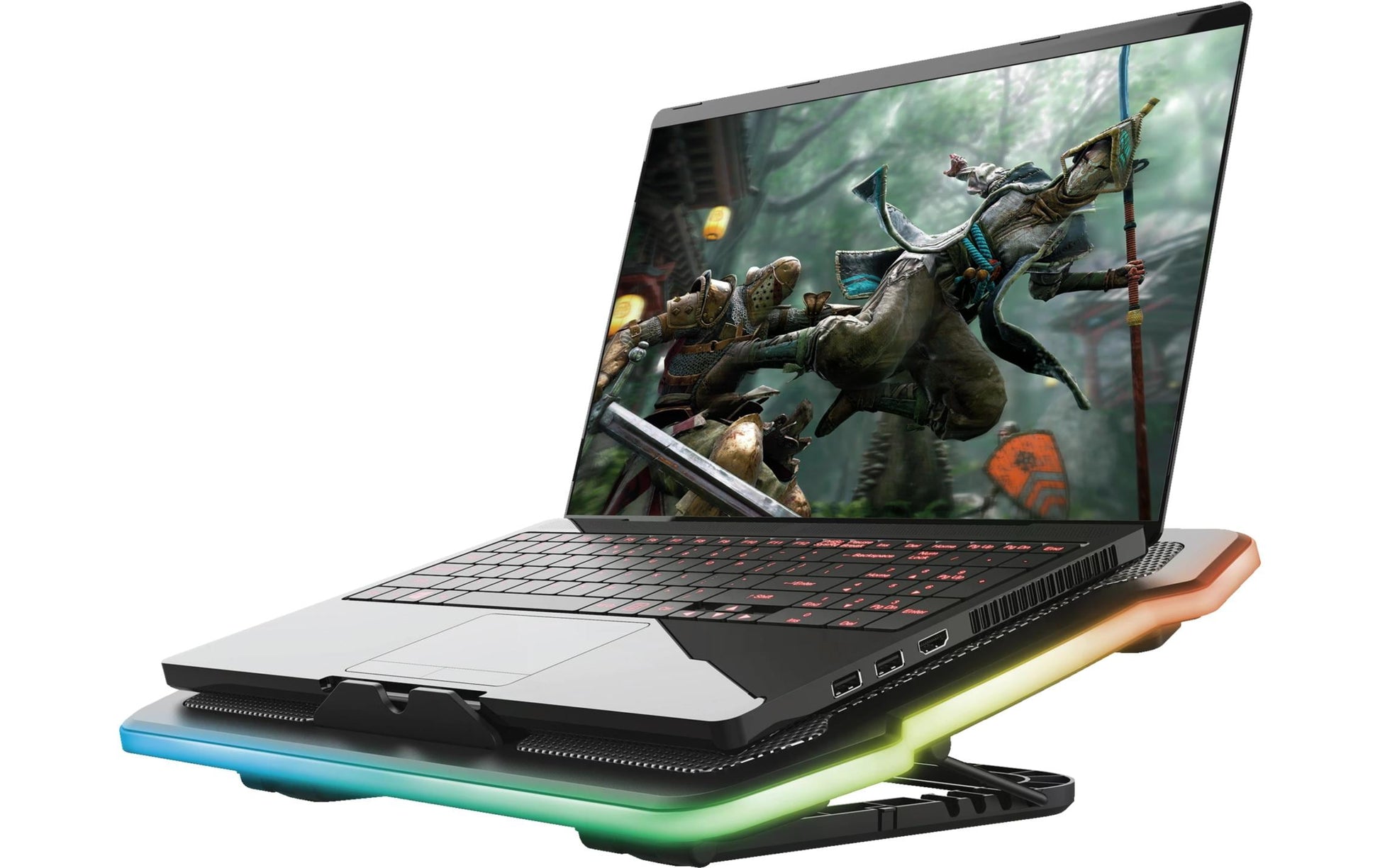 Trust GXT 1126 Auro Notebook-Kühler – für Notebooks bis 17,3", USB-Port, schwarz