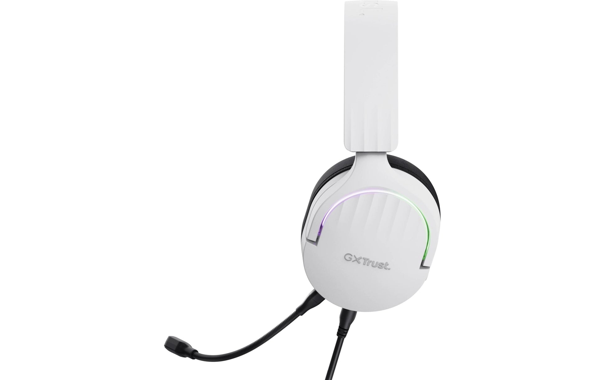 Trust GXT490 FAYZO Gaming-Headset – Over-Ear, Stereo, Verkabelt (USB-A), ANC, Weiss