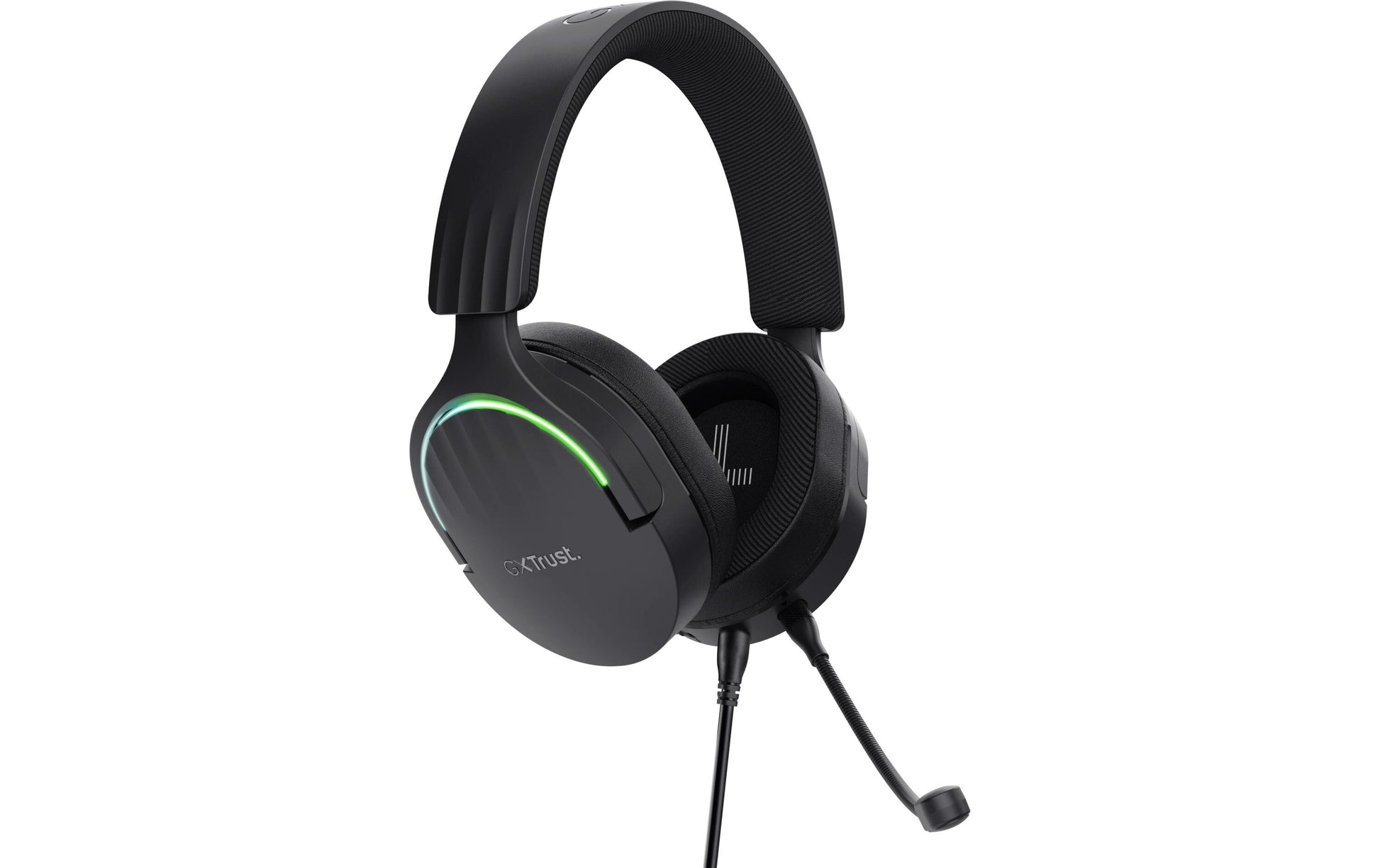 Trust GXT490 FAYZO Gaming-Headset – Over-Ear, Stereo, Kabelgebunden, USB-A, Schwarz