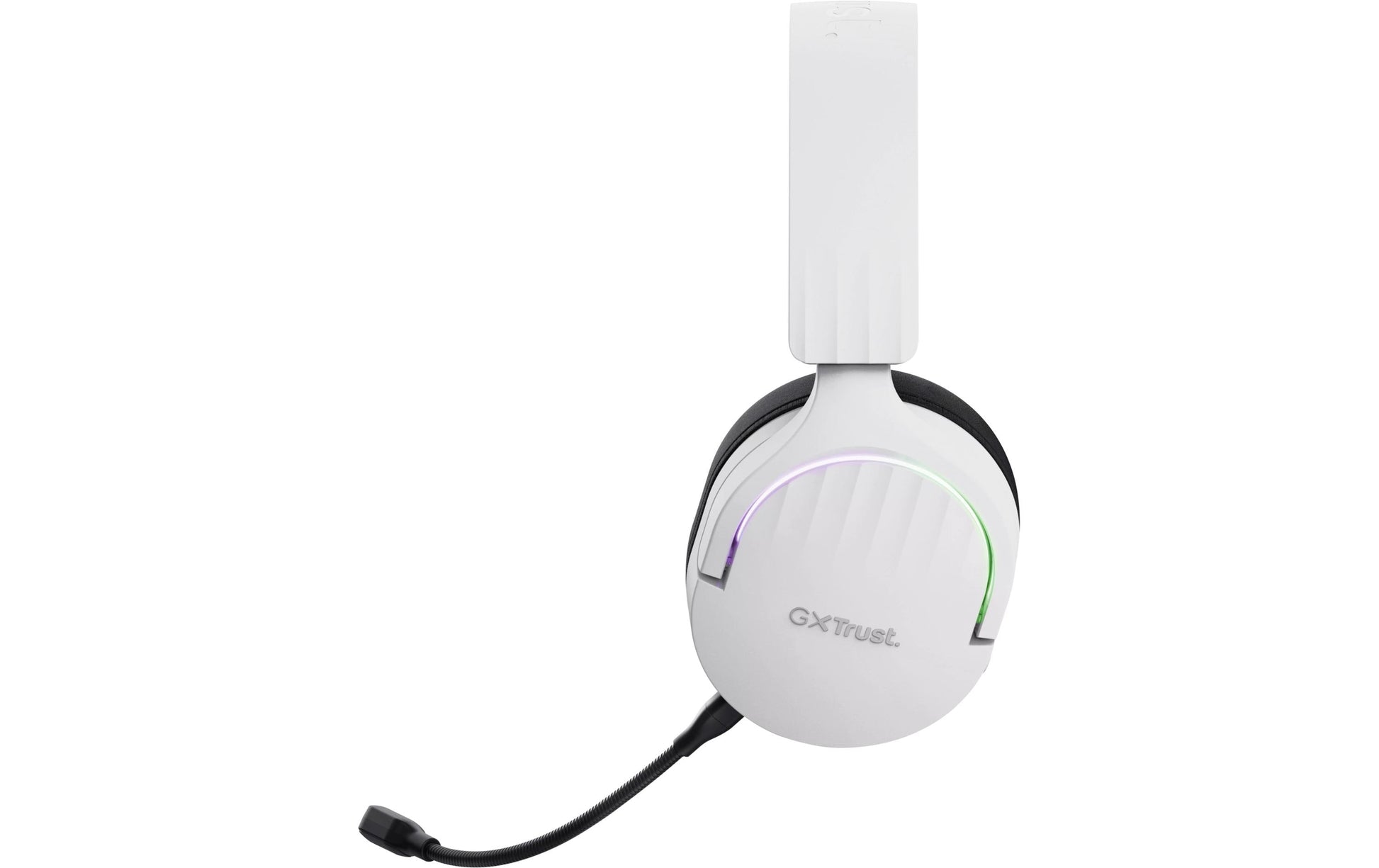 Trust GXT 491W FAYZO – Gaming-Headset – Kabelgebunden, abnehmbares Mikrofon, Surround-Sound – Weiss