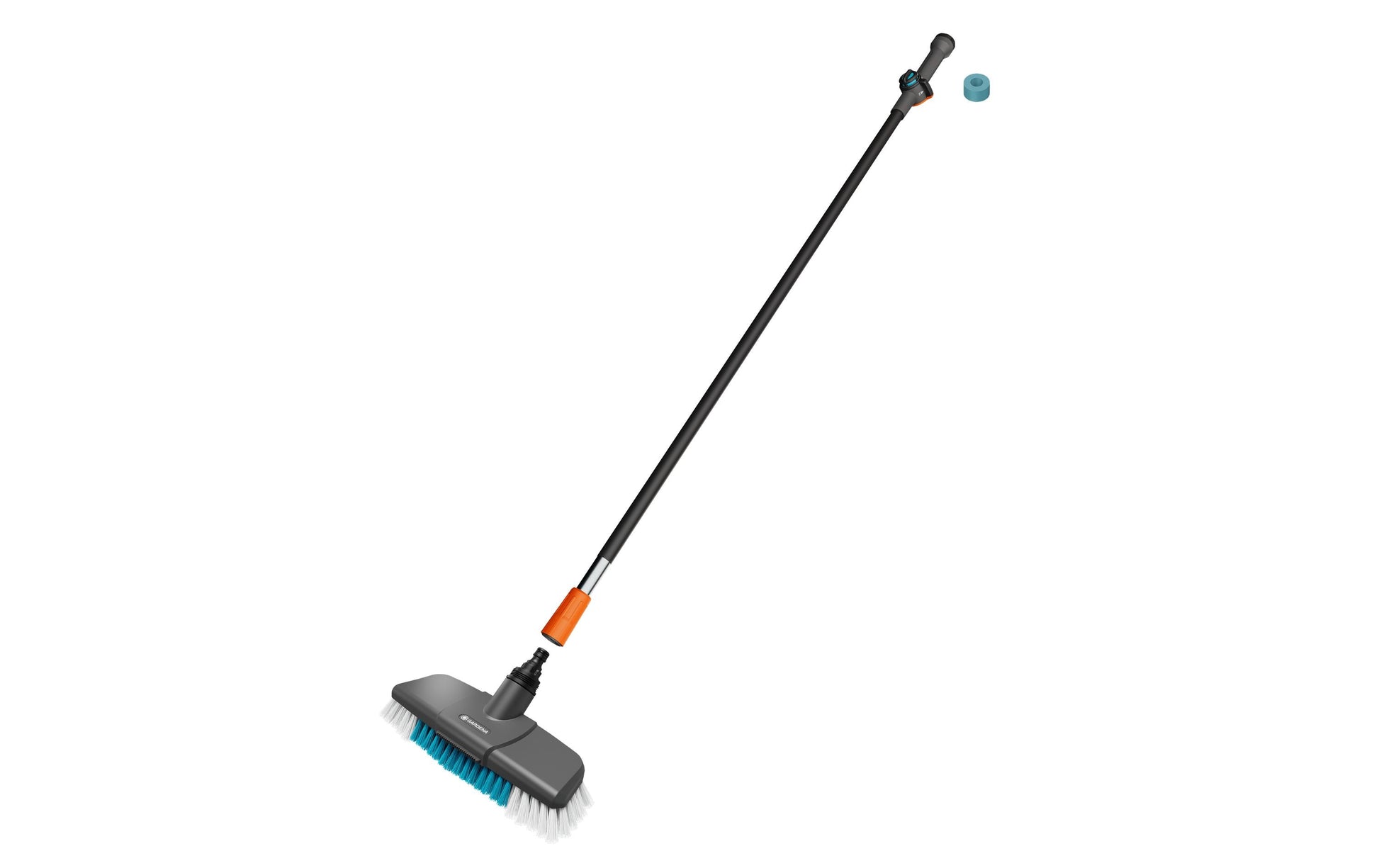 Gardena Reinigungsset Cleansystem – Teleskopgriff 163,0 cm, Kunststoff, grün/grau/orange