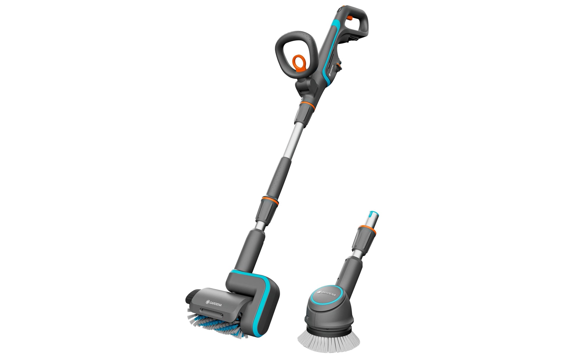 Gardena Reinigungsgerät AquaBrush – 18 V – grün, grau, orange – 16,3 × 136,4 cm