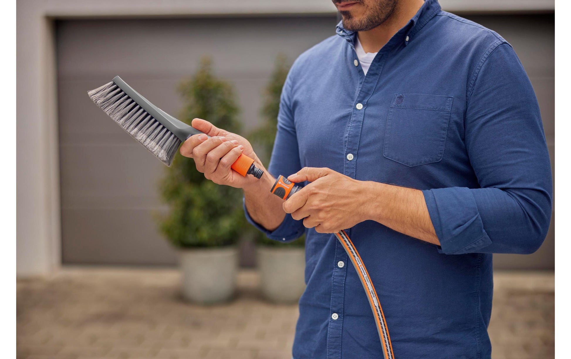 Gardena Düsensatz Cleansystem Grundausstattung – 6 Stk. – schwarz/grau/orange – 30,2 × 7,1 × 10,3 cm