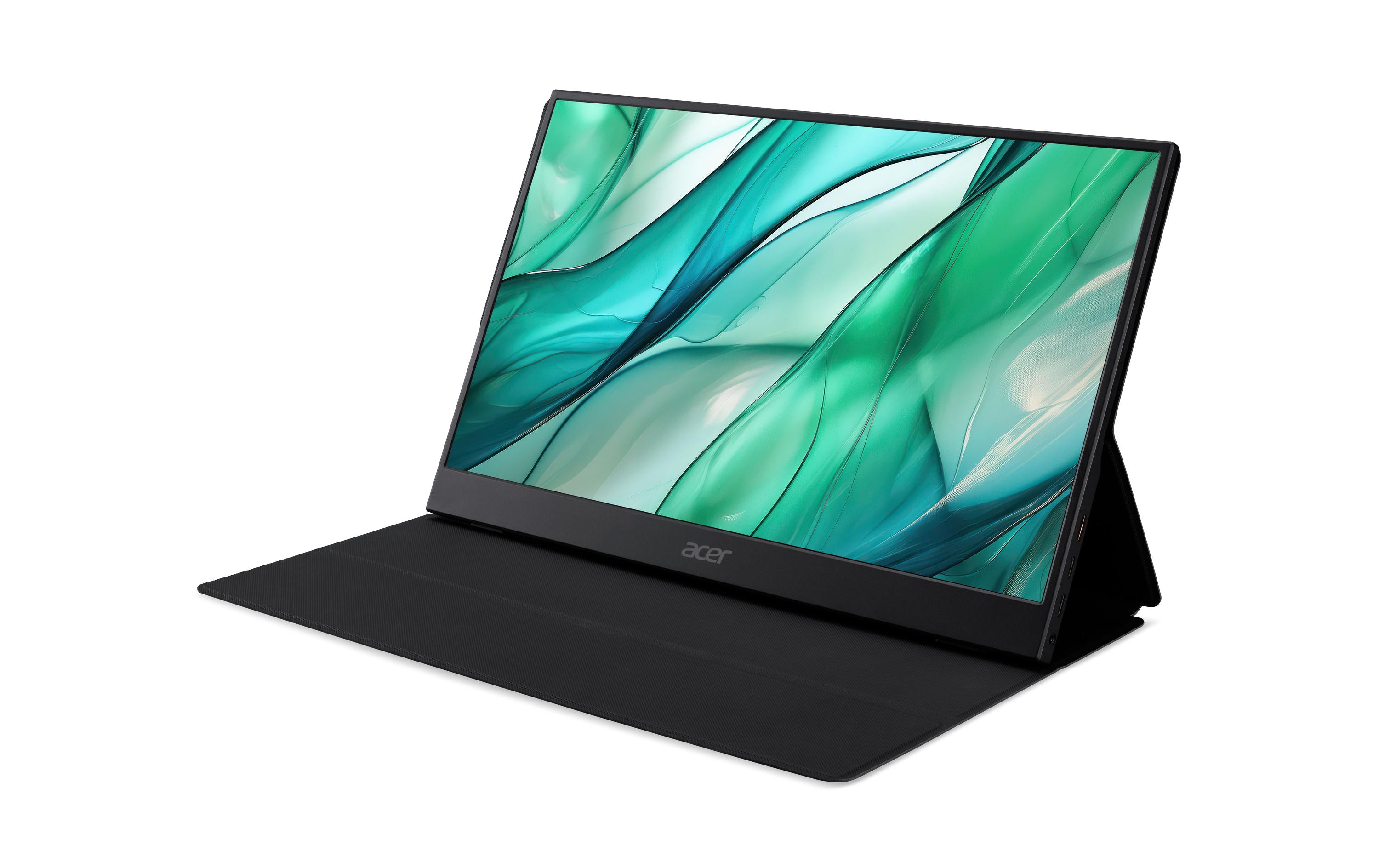 Acer PM161QB – Portabler Monitor, 15,6", 1920 × 1080 (Full HD), IPS, 60 Hz, 250 cd/m², 2× USB-C, Schwarz