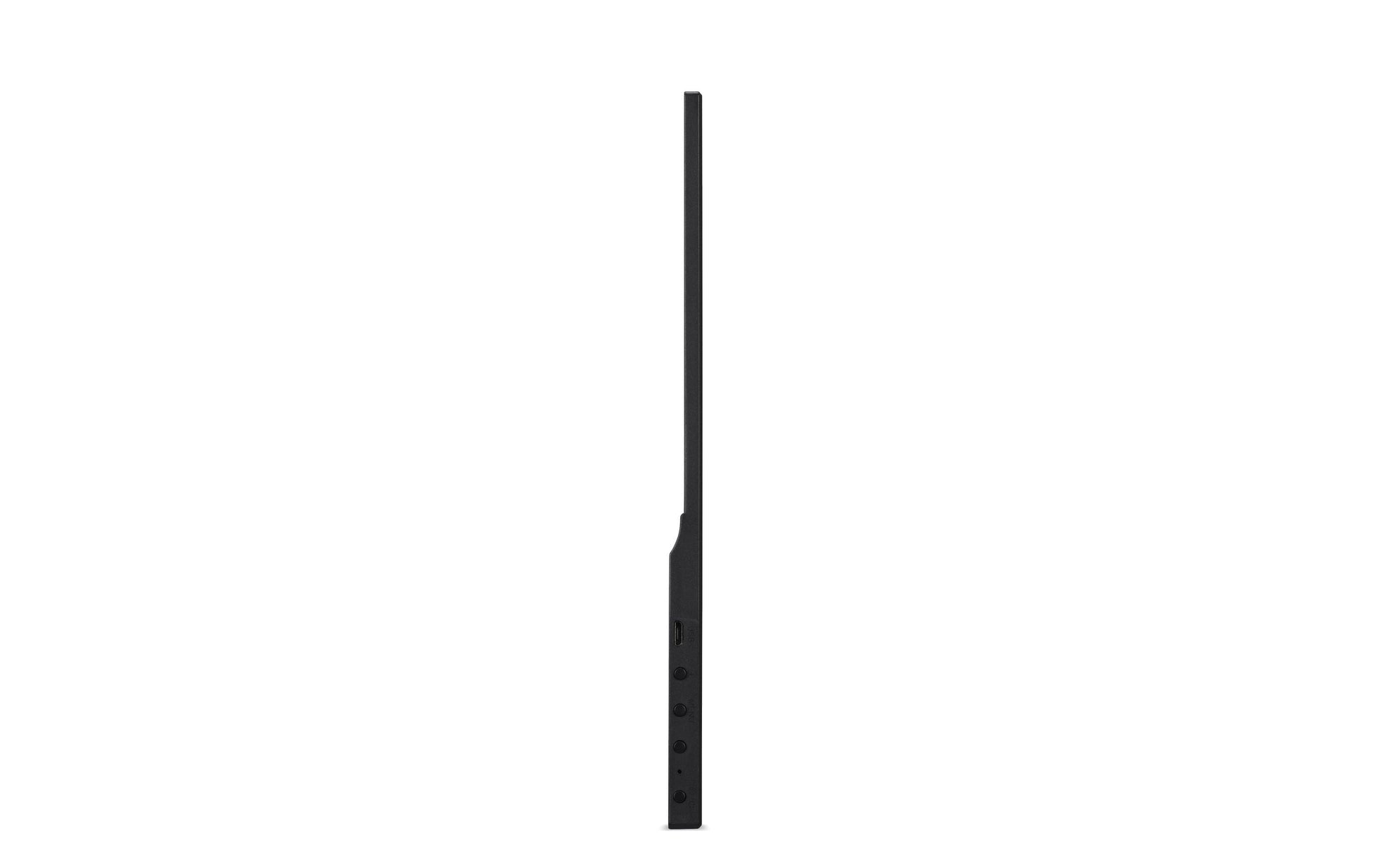 Acer PM161QB – Portabler Monitor, 15,6", 1920 × 1080 (Full HD), IPS, 60 Hz, 250 cd/m², 2× USB-C, Schwarz