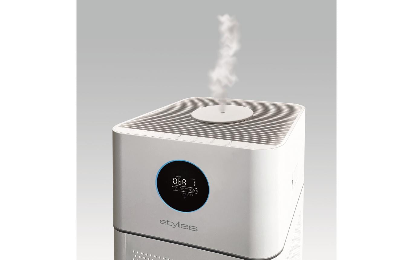 Stylies Luftreiniger Alpha – CADR 600 m³/h, bis 80m², App-Steuerung, 45 dB