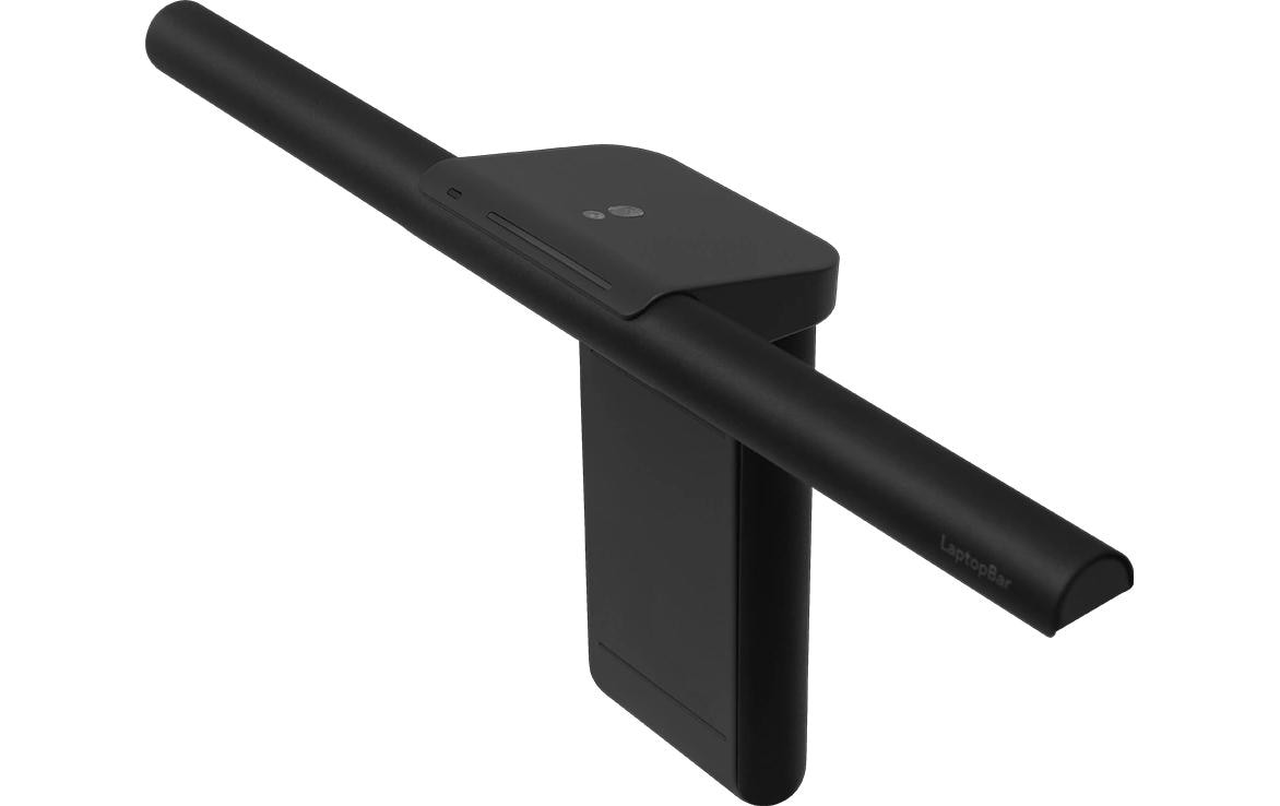 BenQ Monitor-Lichtleiste LaptopBar – 700 lm, Farbtemperatur einstellbar, dimmbar, USB – Schwarz