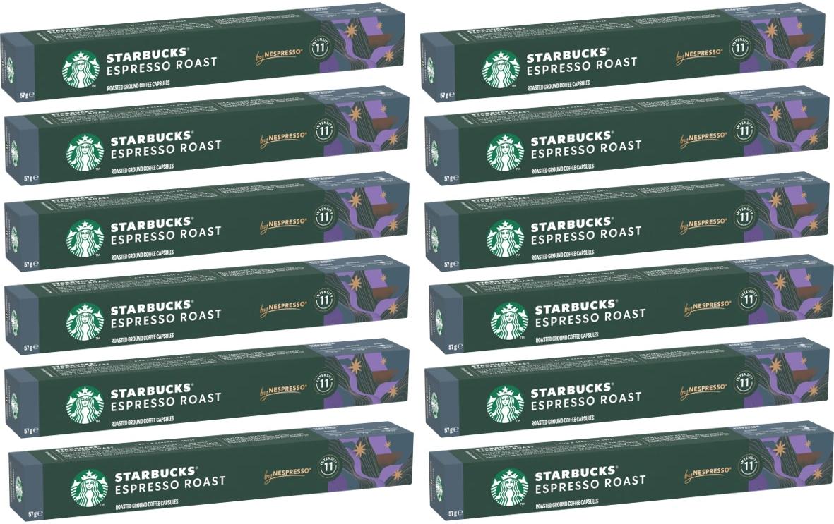 Starbucks Espresso Roast – Kapseln für Nespresso – Espresso, dunkel, 120 Kapseln