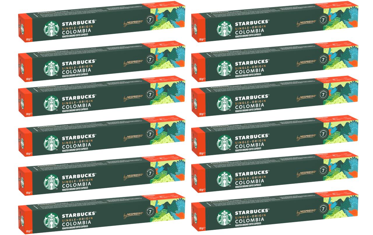 Starbucks Colombia – Kapseln für Nespresso – Lungo, mittel, 120 Kapseln