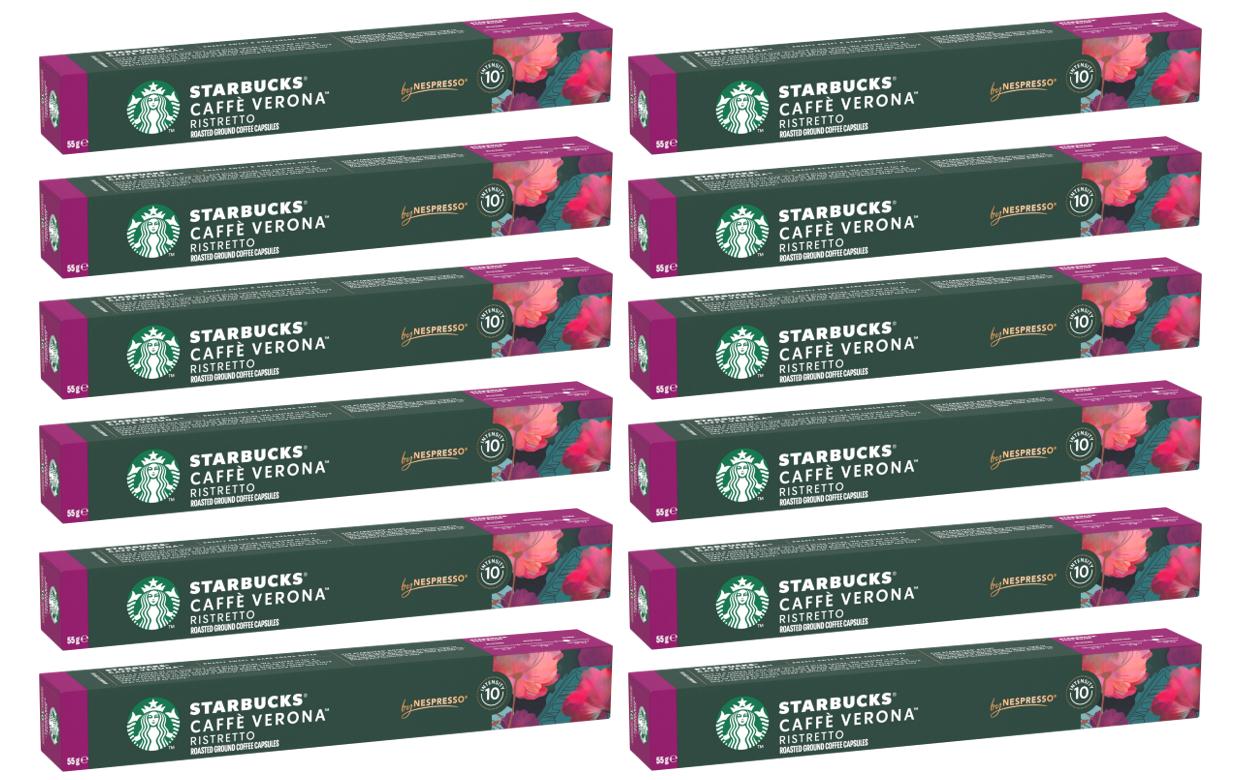 Starbucks Caffè Verona – Kapseln für Nespresso – Espresso, Dunkel, 120 Kapseln