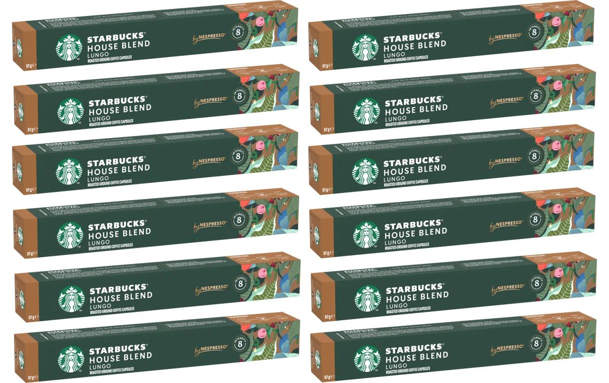 Starbucks House Blend – Kapseln für Nespresso – Lungo, mittel, 120 Kapseln