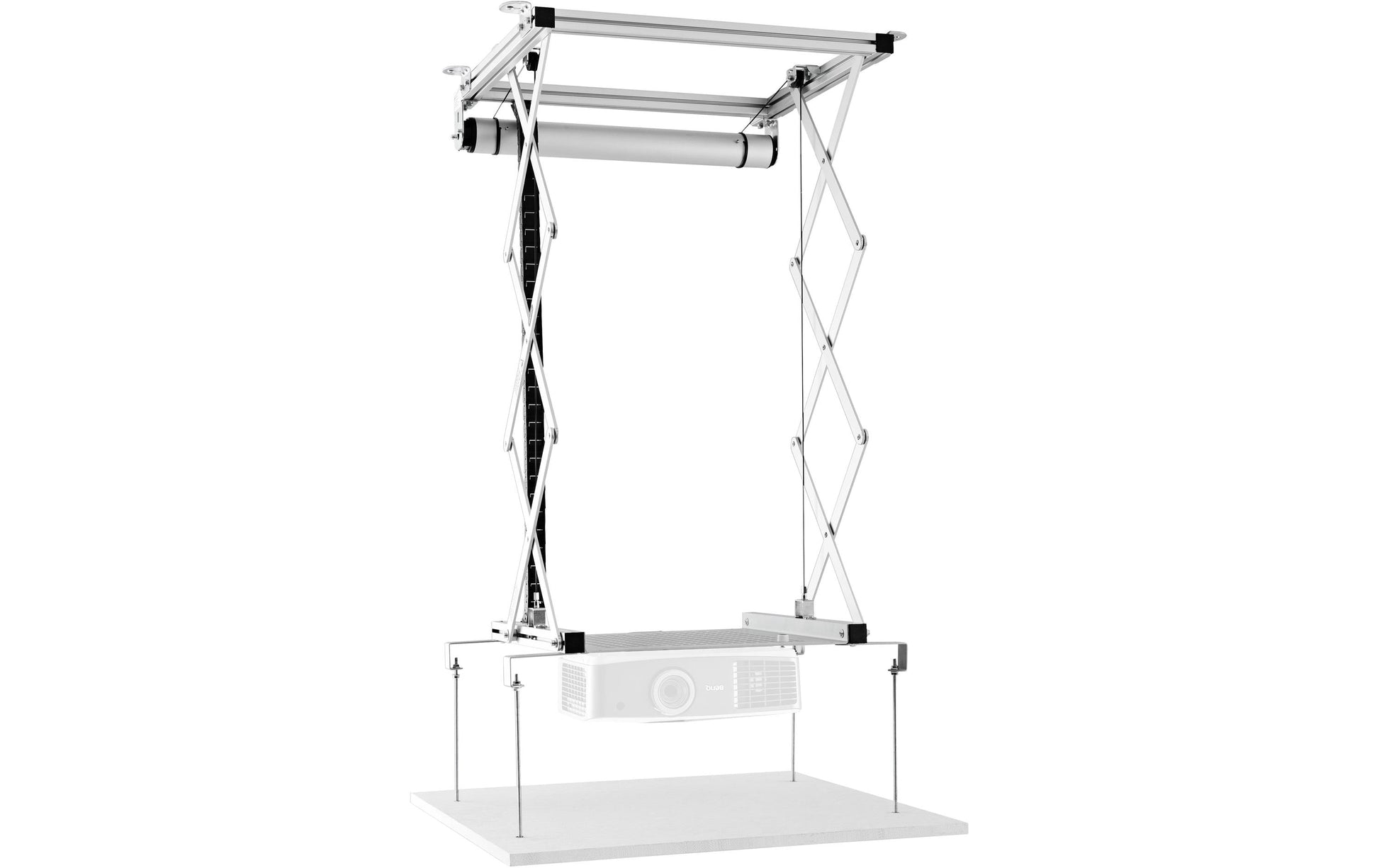 Celexon PL-1000 Plus Projektor-Deckenlift – Absenkung 0–96,0 cm, 30 kg, grau