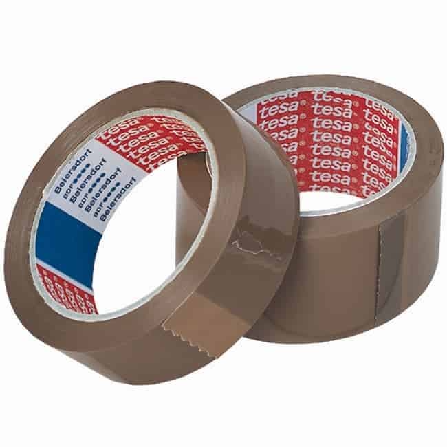 Brieger Verpackungsklebeband, PP, Braun, Acrylat – 50 mm × 66 m