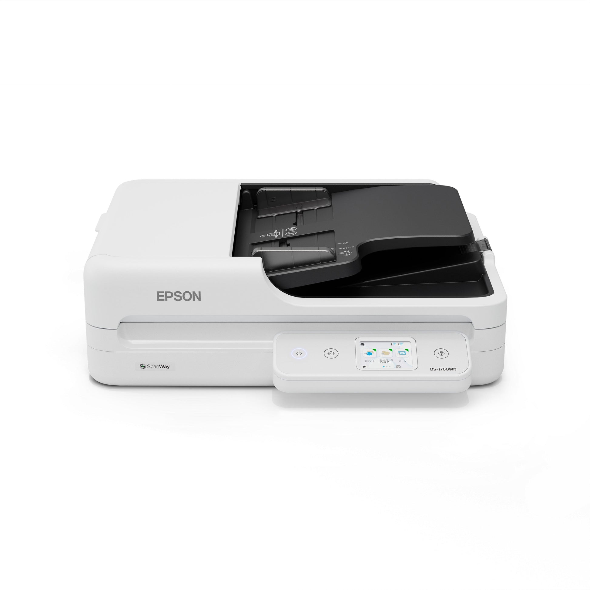 Epson WorkForce DS-1760WN – Flachbett + ADF, A4, Duplex, 30 Seiten pro Minute, ADF 60 Blatt, WLAN/LAN, 1200 dpi