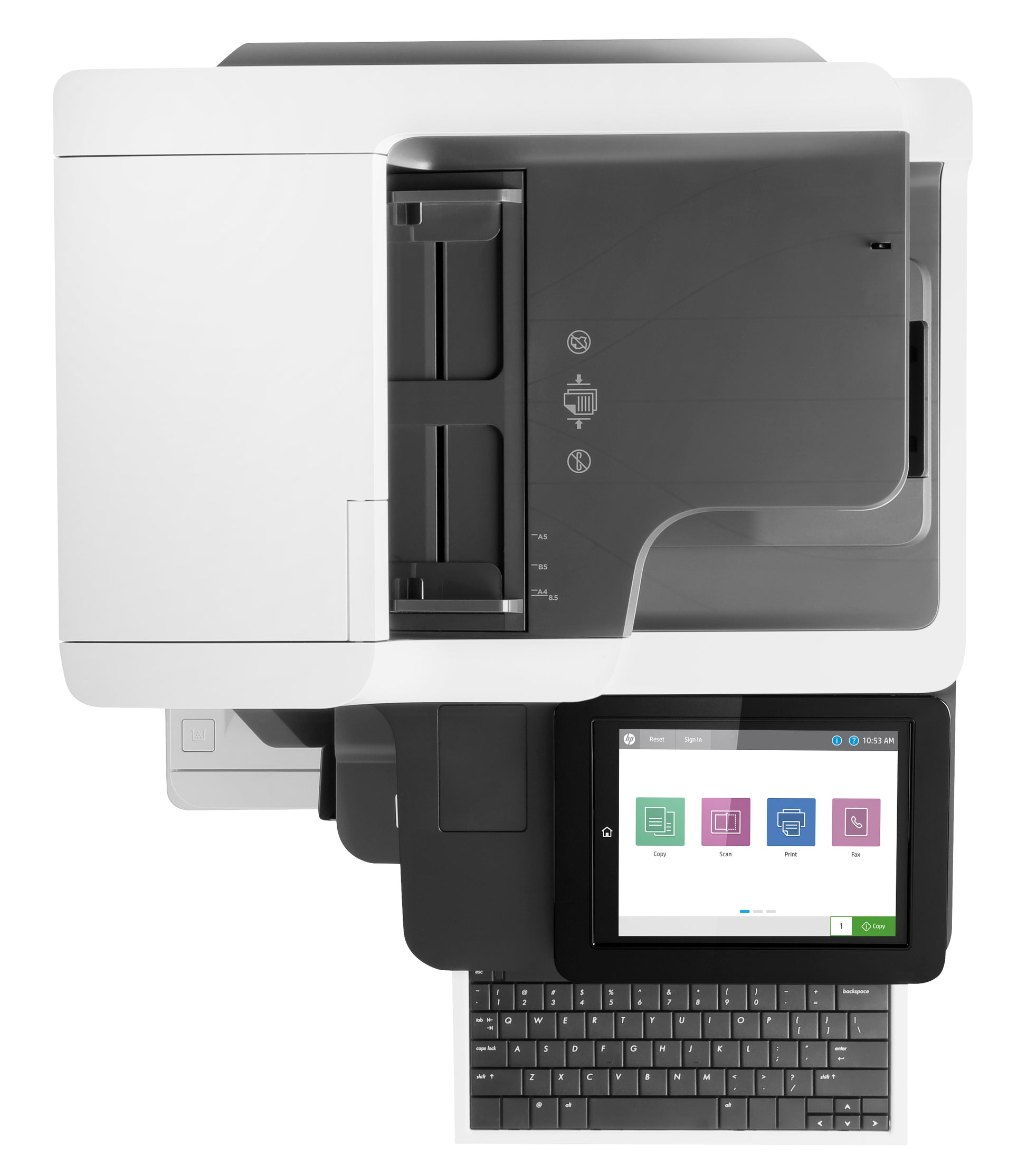 HP LASERJET ENTERPRISE FLOW M636Z – S/W Laser-MFP A4 – 71 ppm S/W