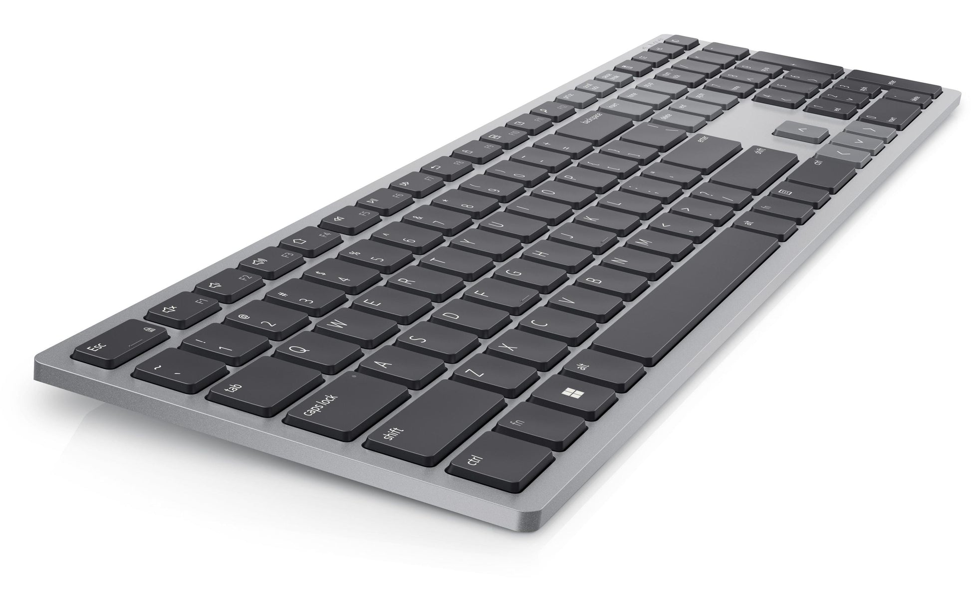 Dell KB700 – Tastatur, kabellos, DE-Layout (DE), Fullsize (mit Ziffernblock), Scherenmechanik, Grau