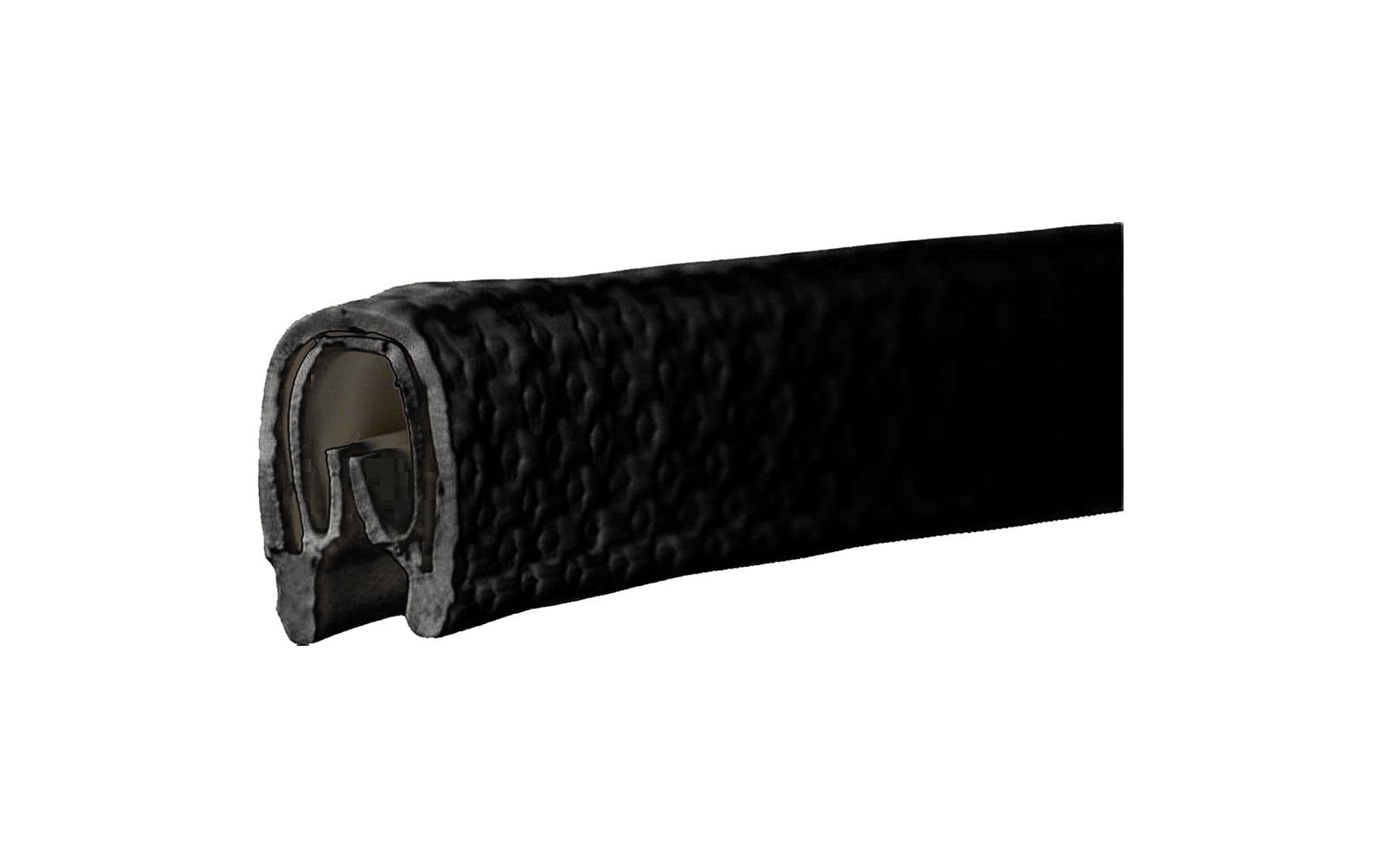 Elbro Kabelabdeckung, 1000×6,5×9,5 mm, PVC – schwarz