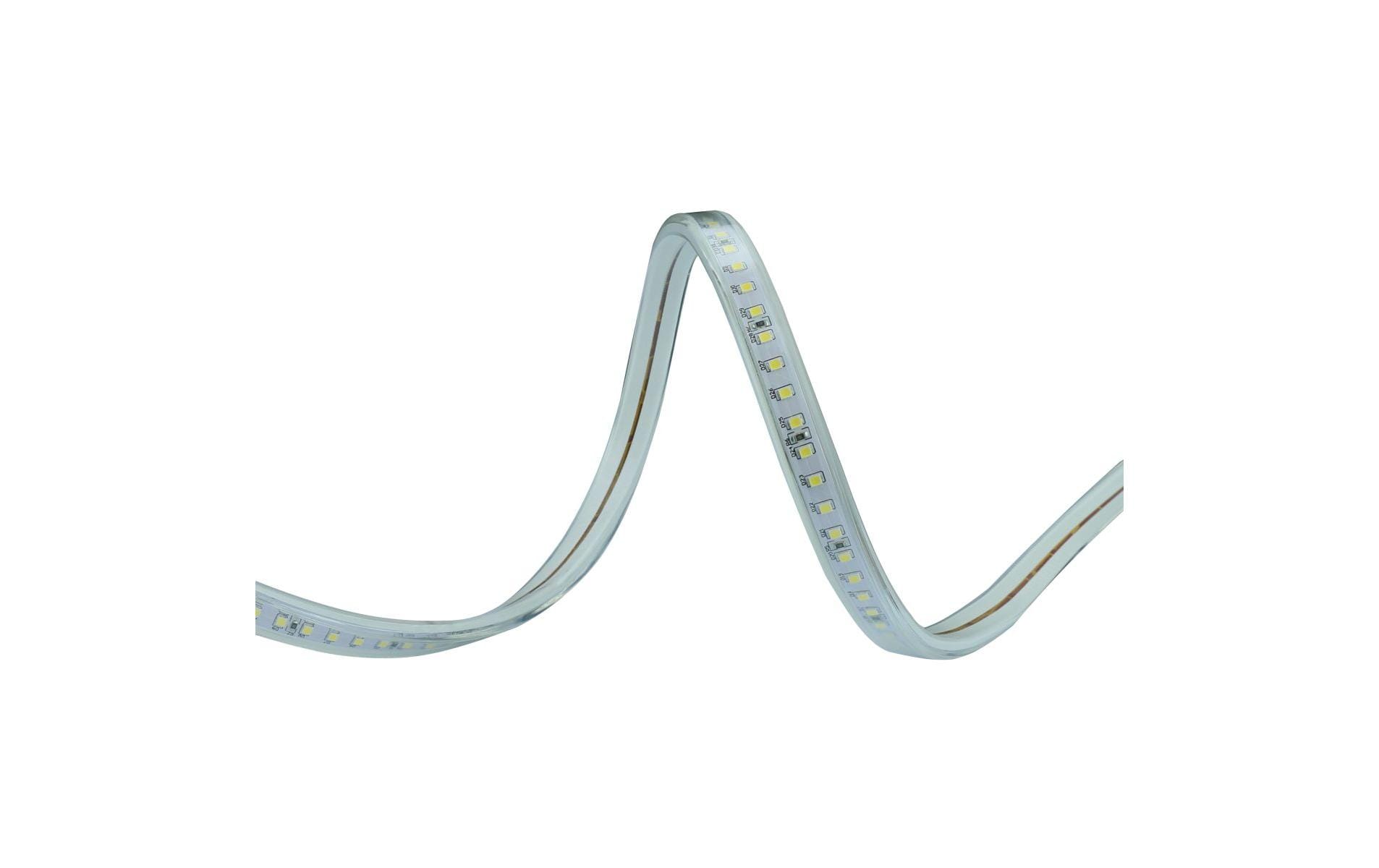 Elbro LED-Streifen Aussen K227056 – 50 m – 250 W – Kaltweiss, 4000 K – IP65 – Netzbetrieb – Transparent