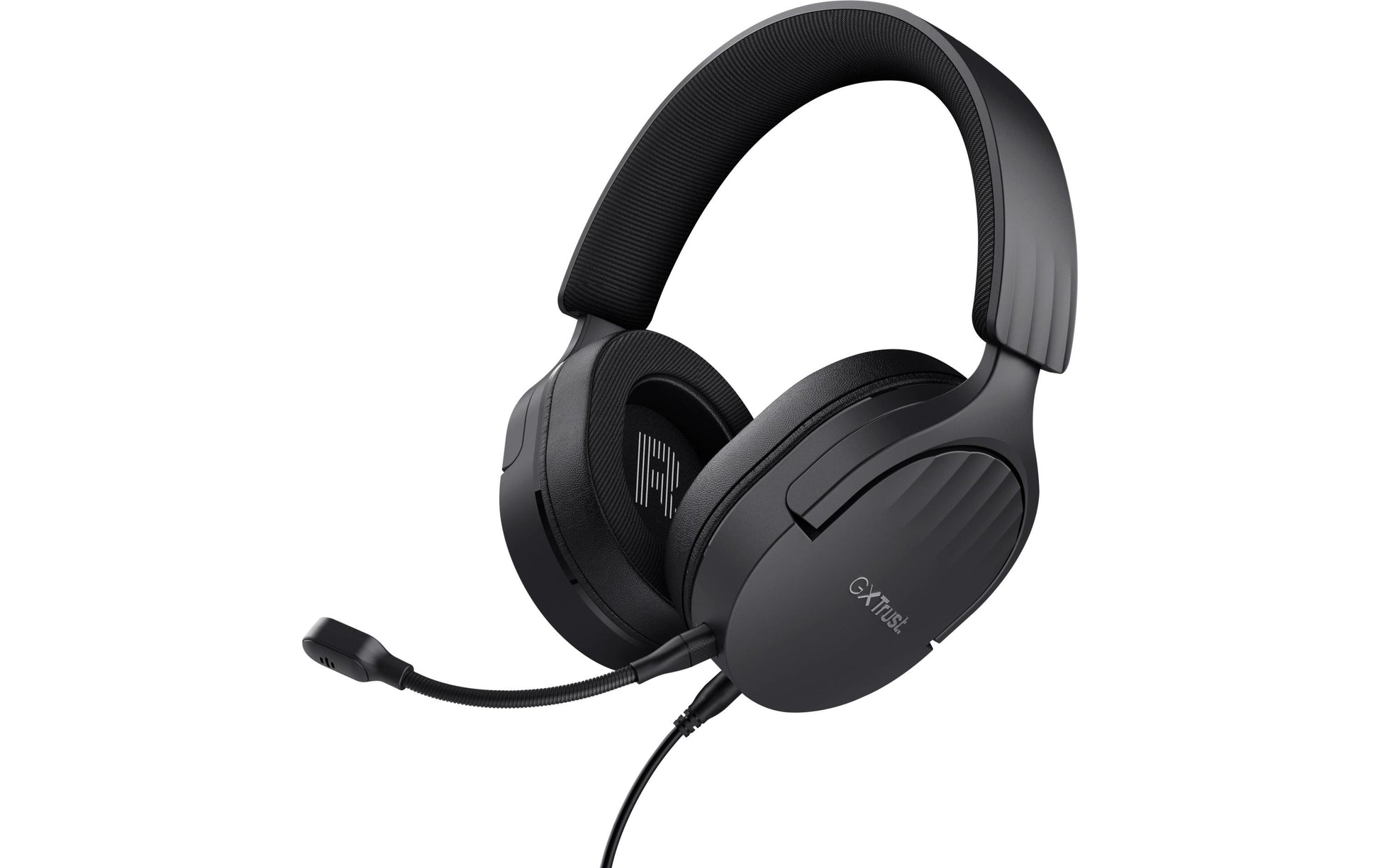 Trust GXT498 FAYZO Gaming-Headset – On-Ear, Stereo, Kabelgebunden, 3,5 mm Klinke, Schwarz