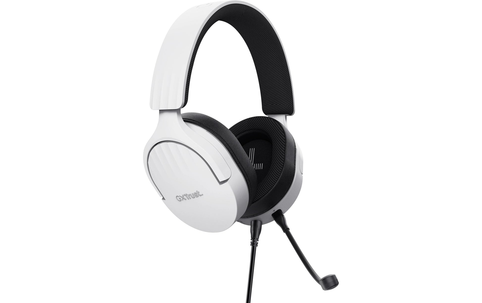 Trust GXT489 FAYZO Gaming-Headset – On-Ear, Stereo, Verkabelt, 3,5 mm Klinke, Weiss