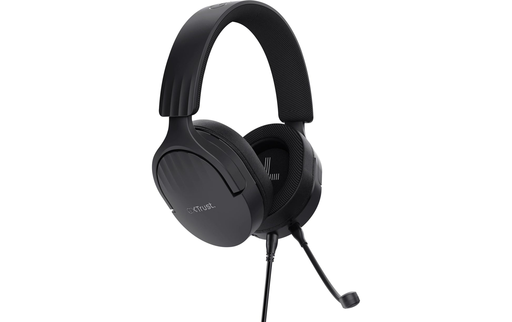 Trust GXT498 FAYZO Gaming-Headset – On-Ear, Stereo, Kabelgebunden, 3,5 mm Klinke, Schwarz