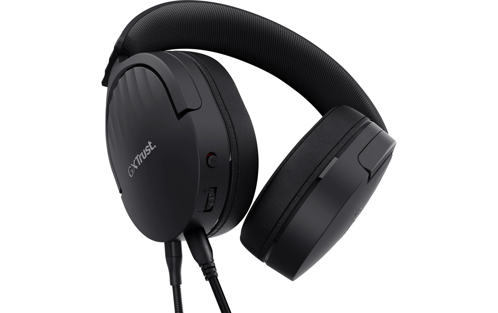 Trust GXT498 FAYZO Gaming-Headset – On-Ear, Stereo, Kabelgebunden, 3,5 mm Klinke, Schwarz