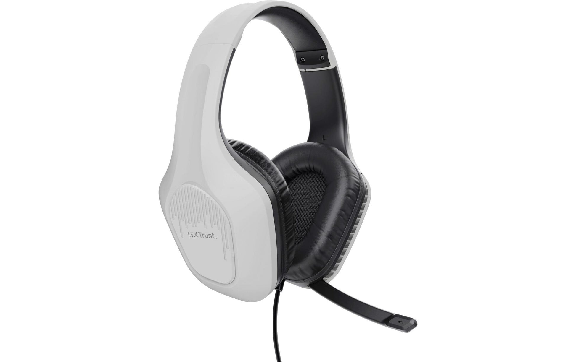 Trust GXT415 Zirox Gaming-Headset – Over-Ear, Stereo, Kabelgebunden, 3,5 mm Klinke, Weiss