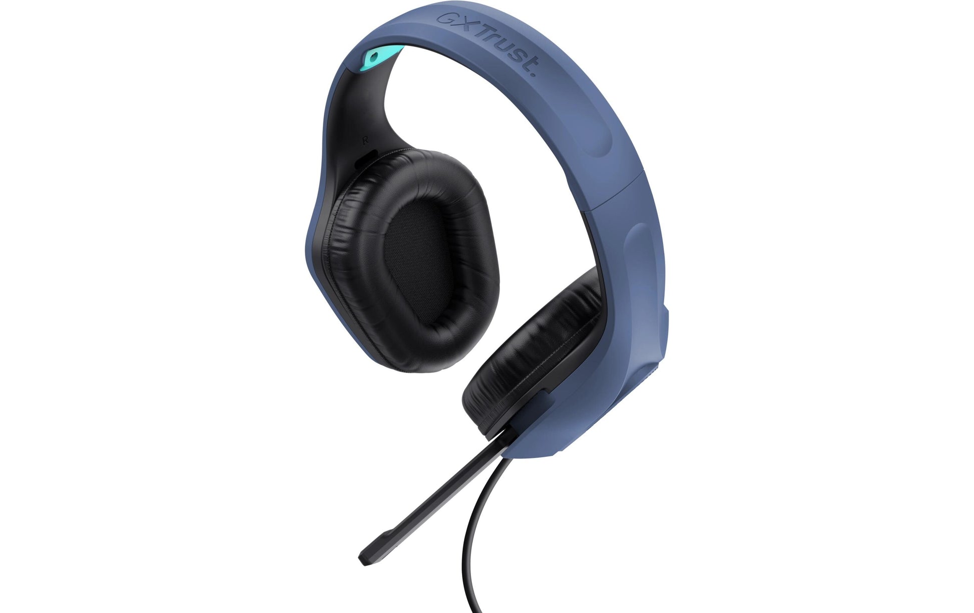 Trust GXT415 Zirox Gaming-Headset – On-Ear, Stereo, Kabelgebunden, 3,5 mm Klinke, Blau