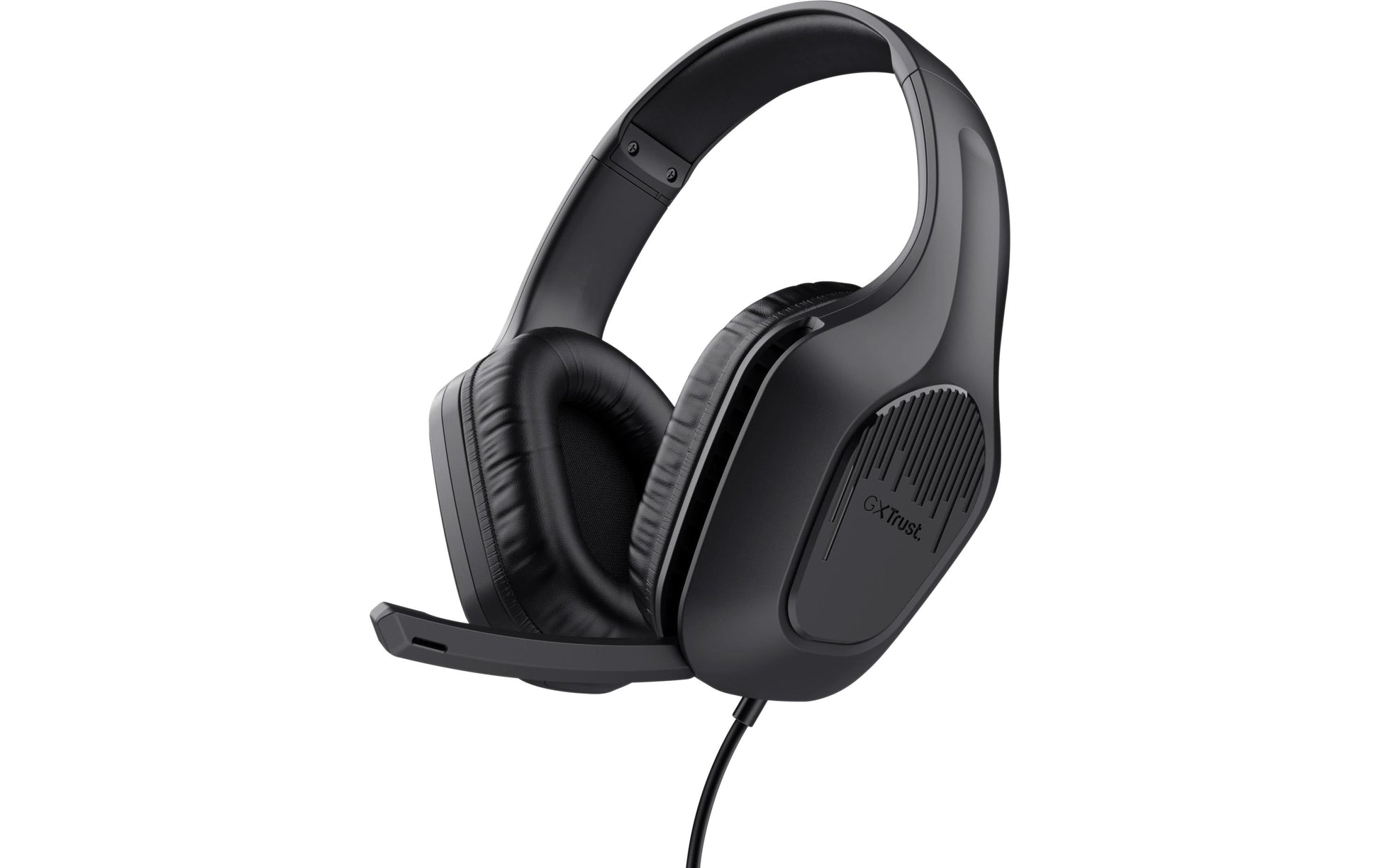 Trust GXT415 Zirox Gaming-Headset – Over-Ear, Stereo, Kabelgebunden, 3,5 mm Klinke, Schwarz