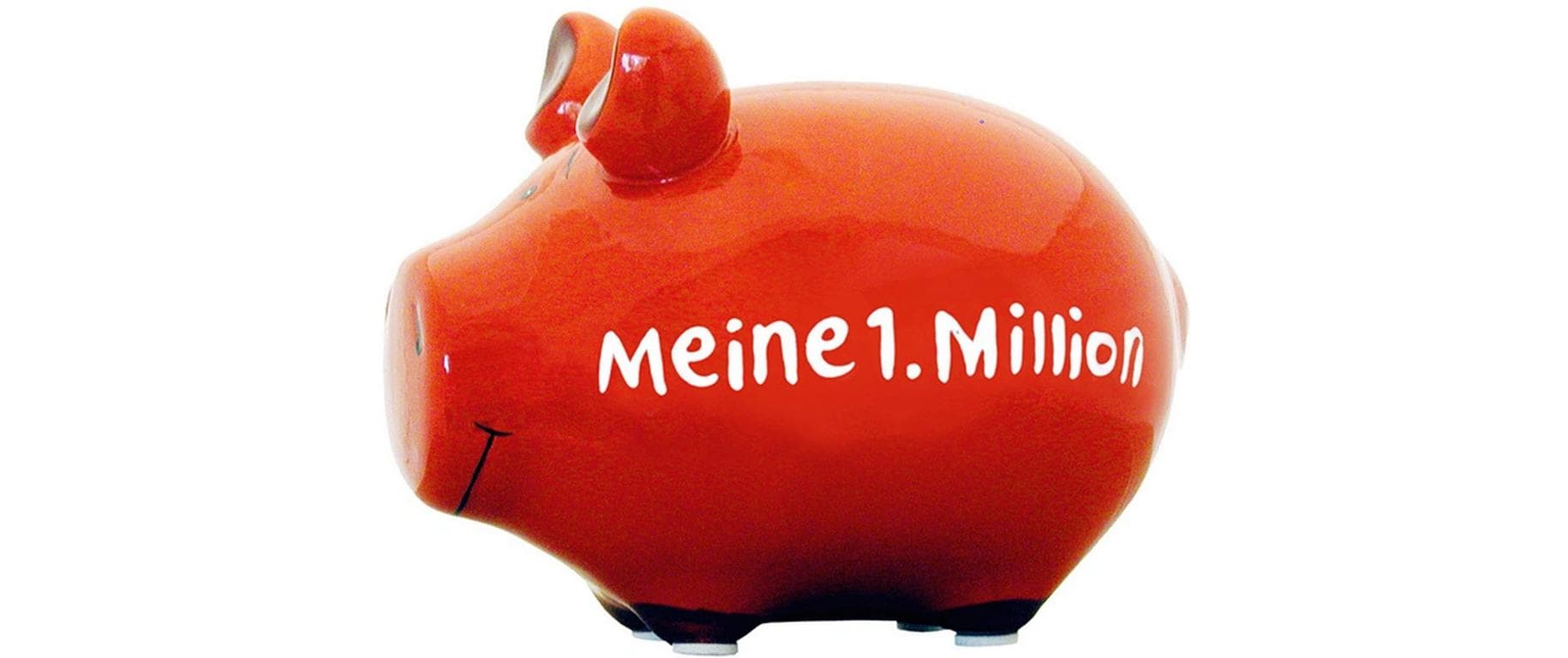 G. Wurm Sparschwein Keramik, Weiss – 12,5 × 9 × 9 cm