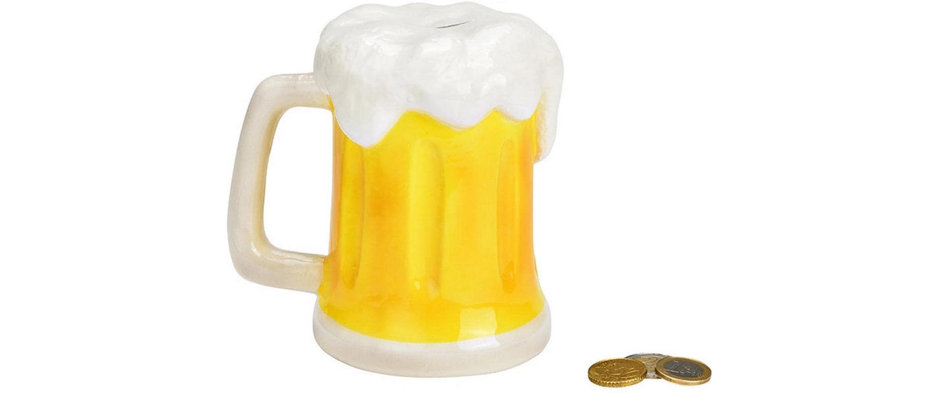 G. Wurm Bier-Spardose – Keramik – 14 × 14 × 11 cm
