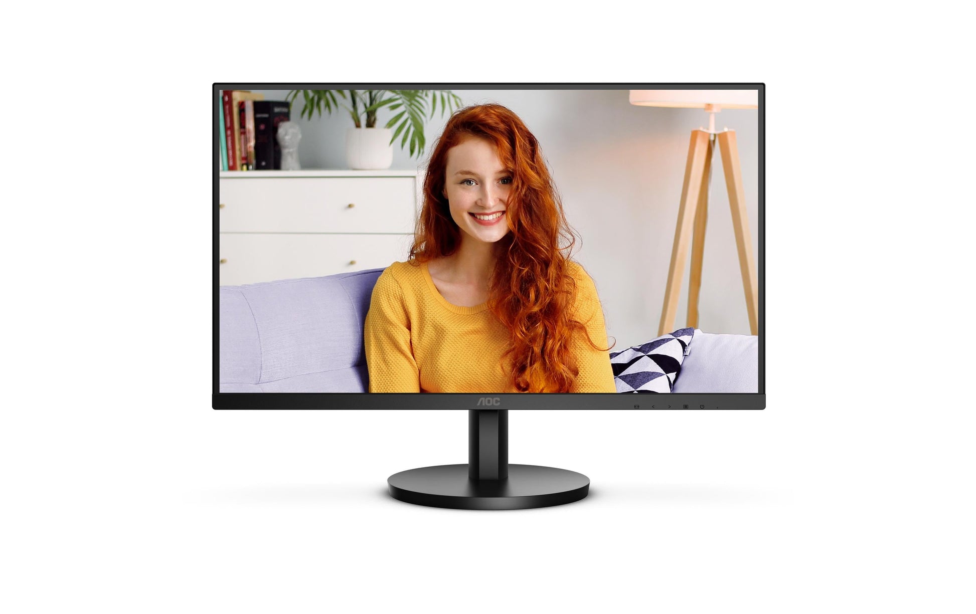 AOC U27B3A – Monitor, 27", 3840 × 2160 (UHD 4K), IPS, 60 Hz, 350 cd/m², VESA 100 × 100, Schwarz