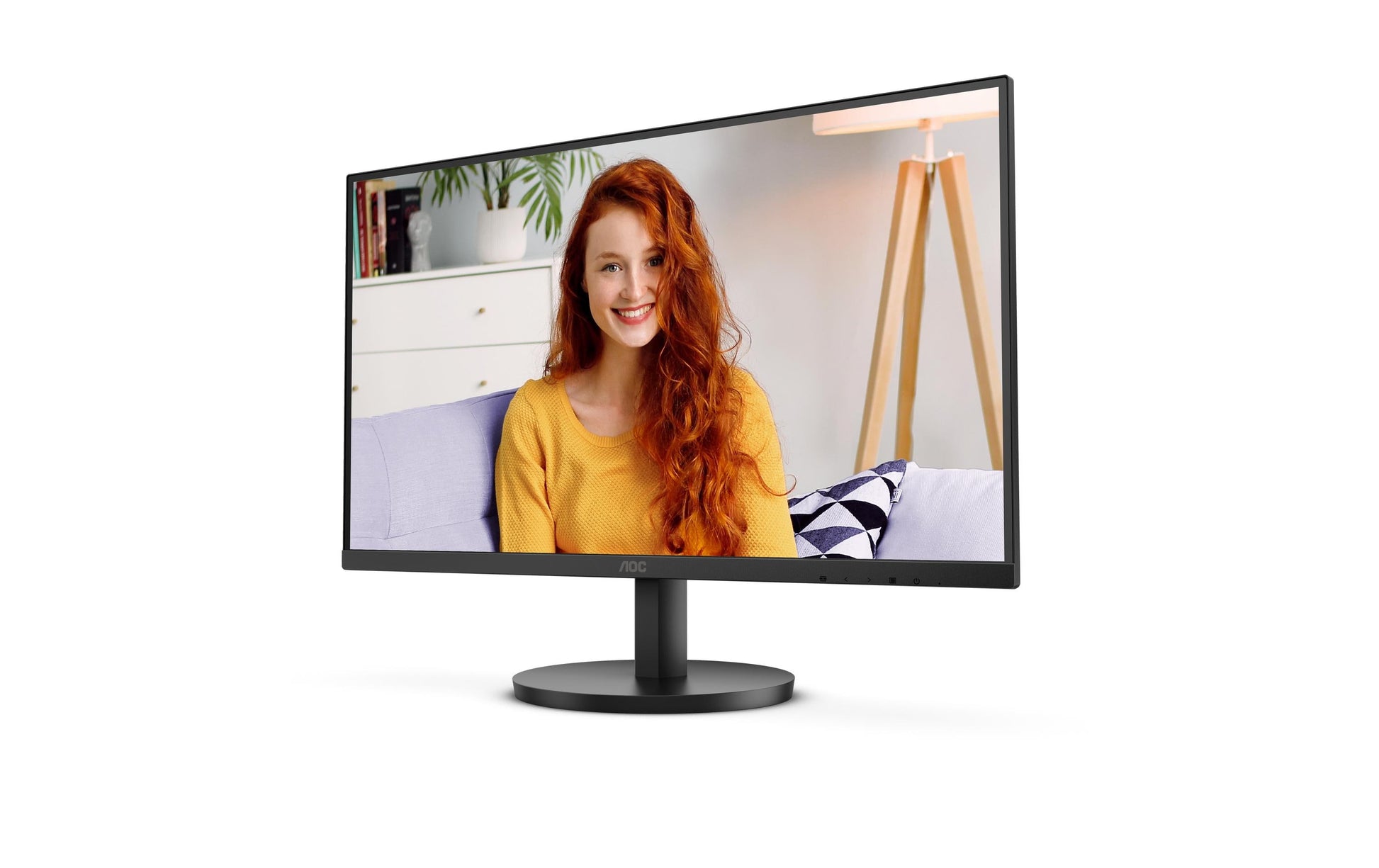 AOC U27B3A – Monitor, 27", 3840 × 2160 (UHD 4K), IPS, 60 Hz, 350 cd/m², VESA 100 × 100, Schwarz