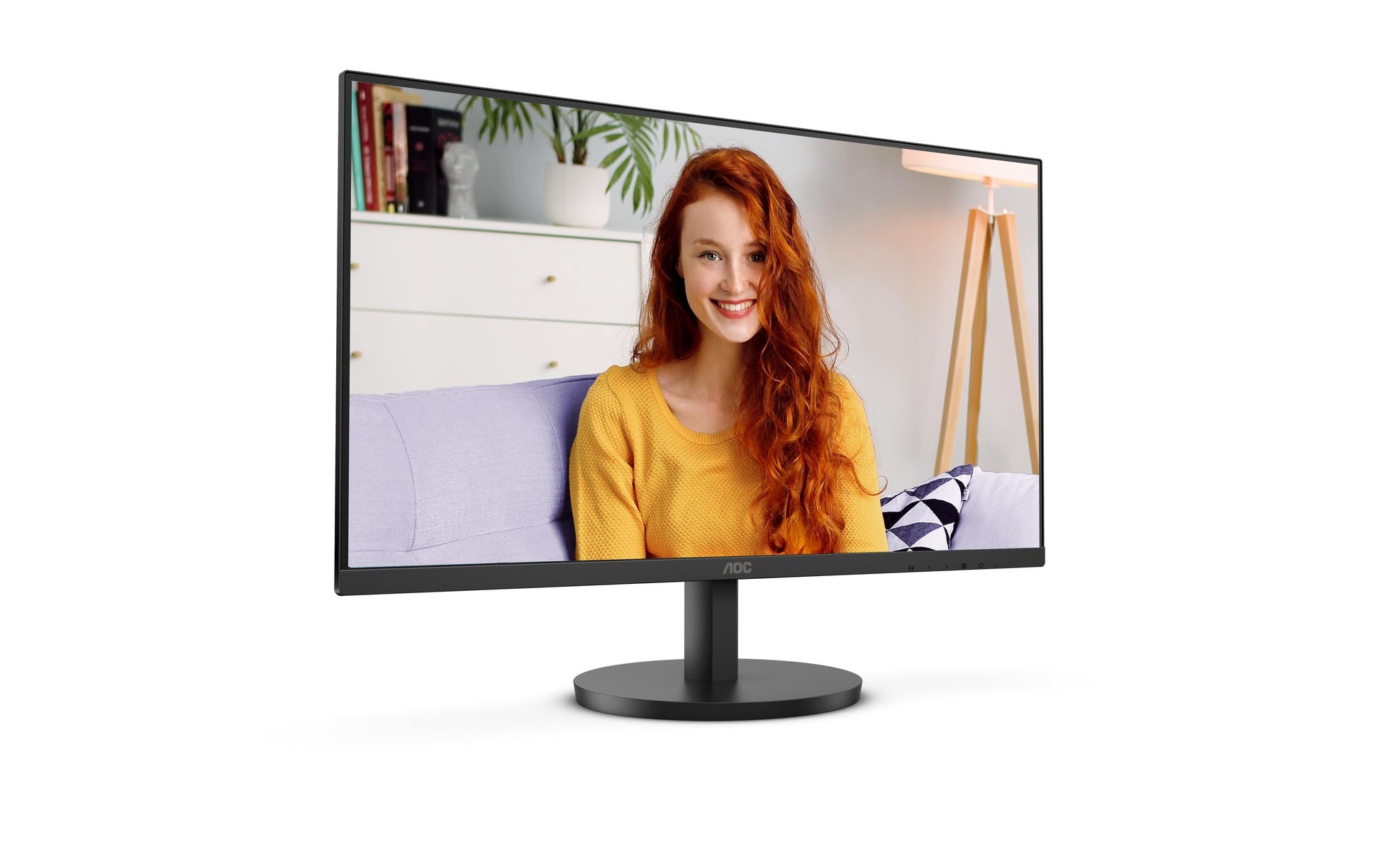 AOC U27B3A – Monitor, 27", 3840 × 2160 (UHD 4K), IPS, 60 Hz, 350 cd/m², VESA 100 × 100, Schwarz